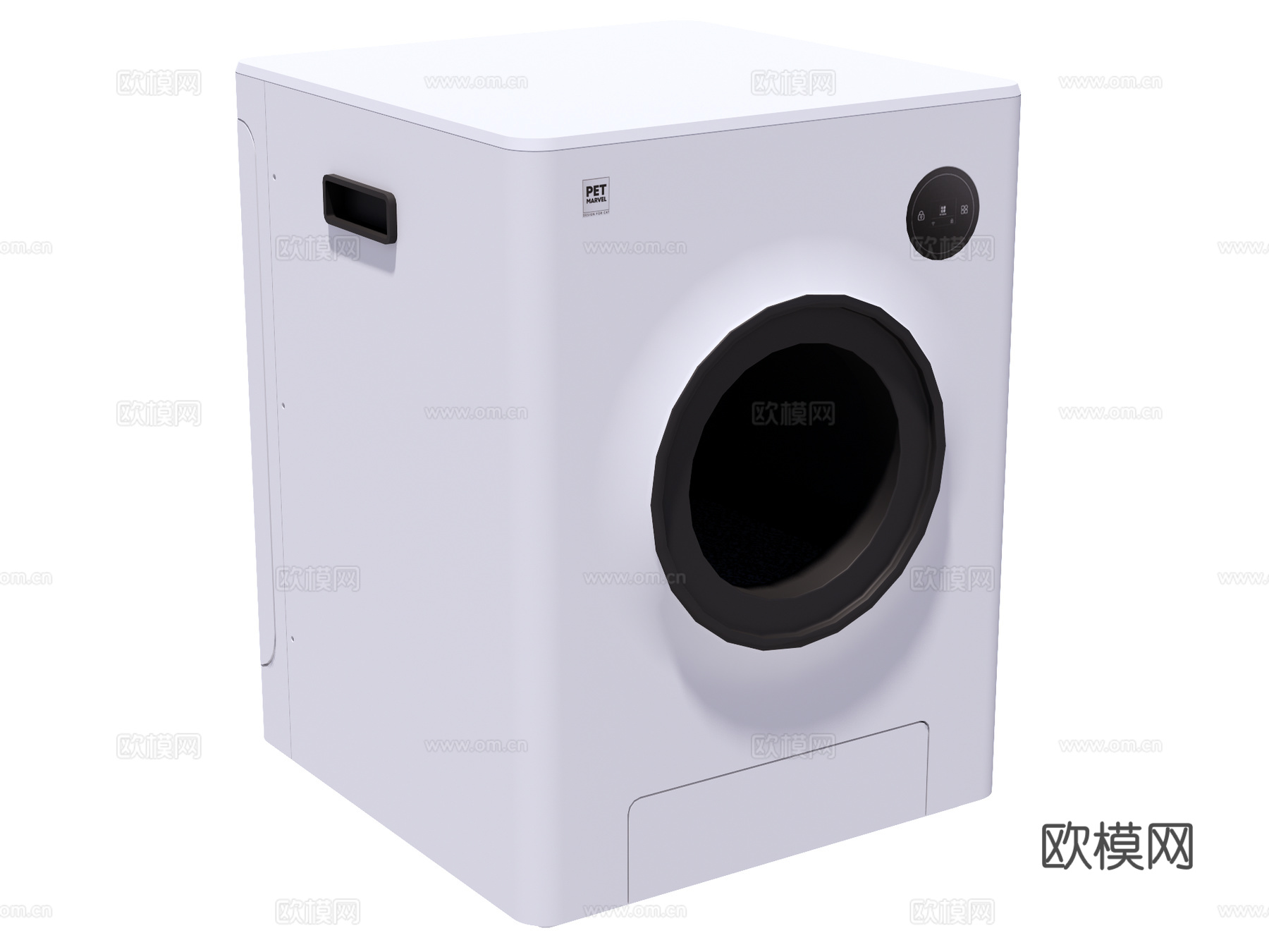 猫砂盆 猫砂箱su模型su模型