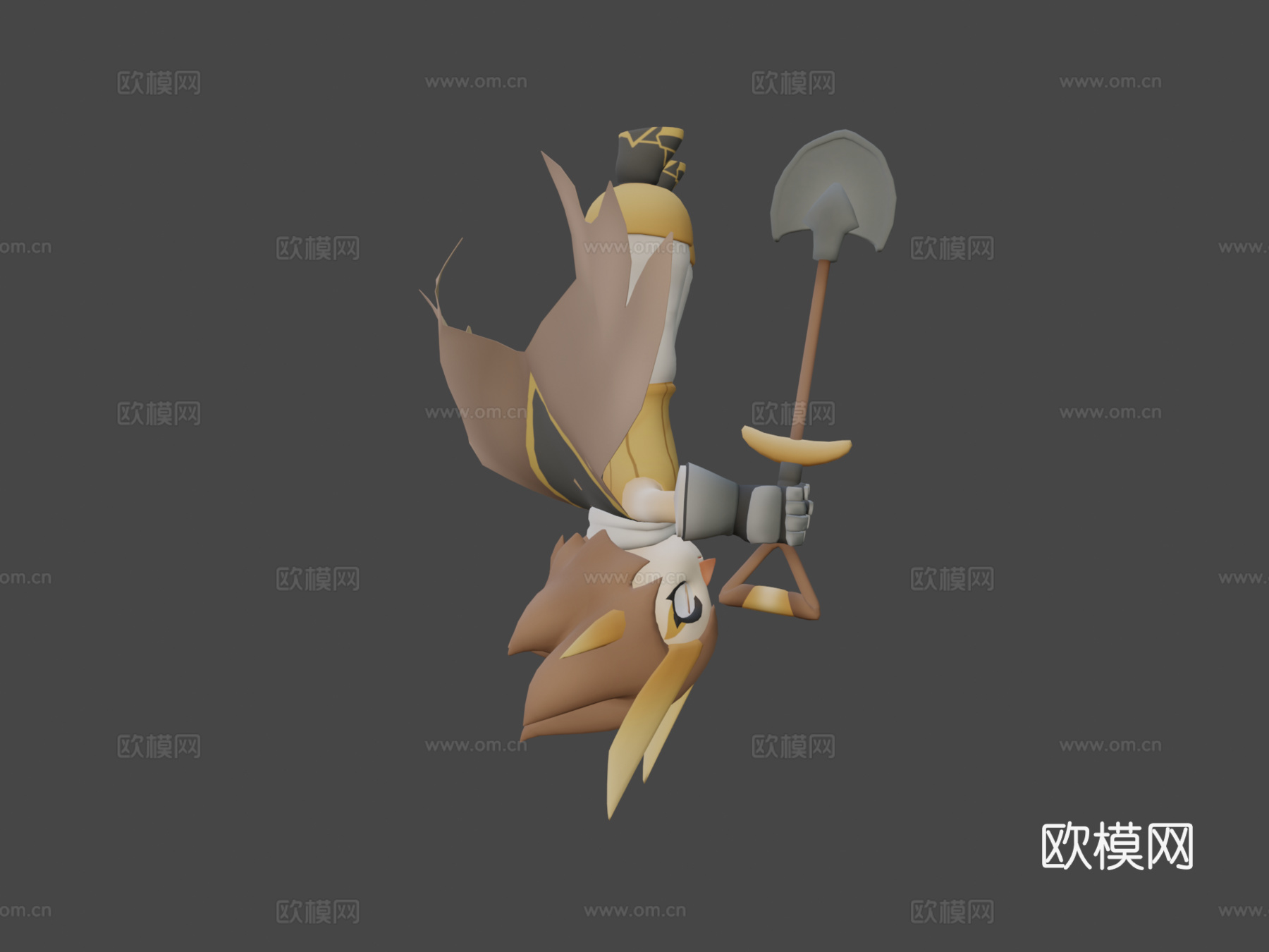 奥图斯猫头鹰男孩su模型