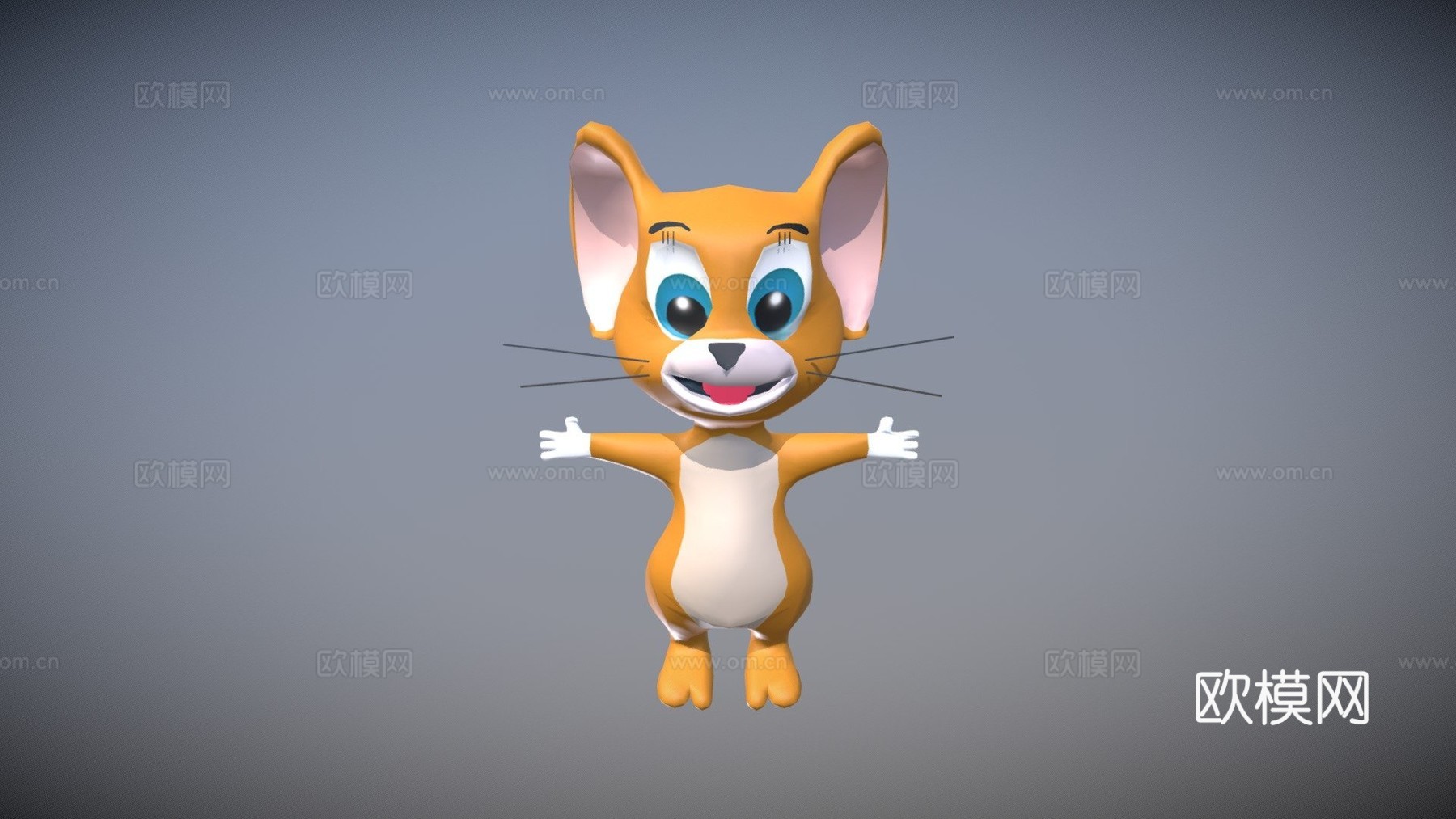 杰瑞角色su模型