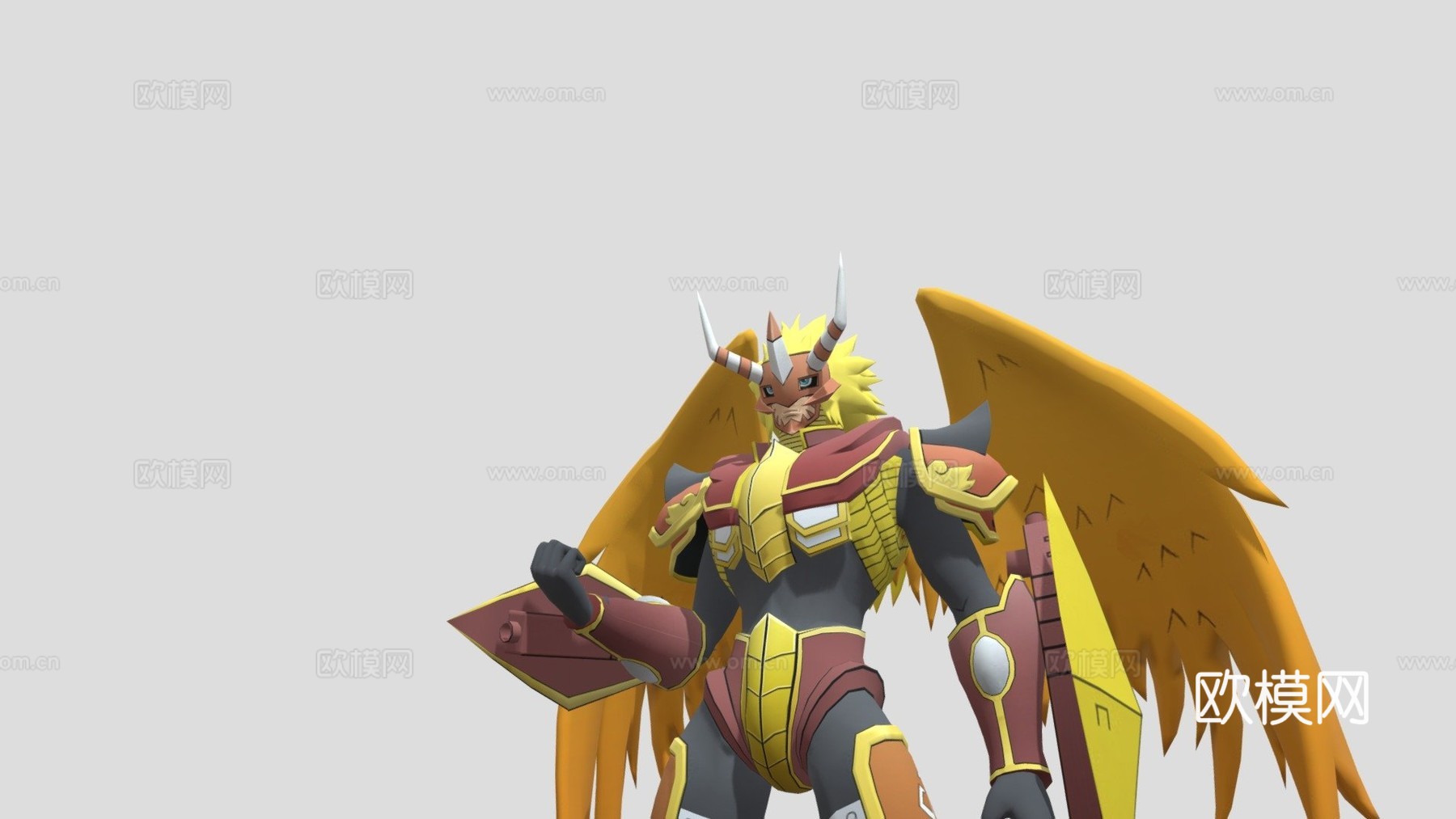 数码兽  阿尔达兽su模型