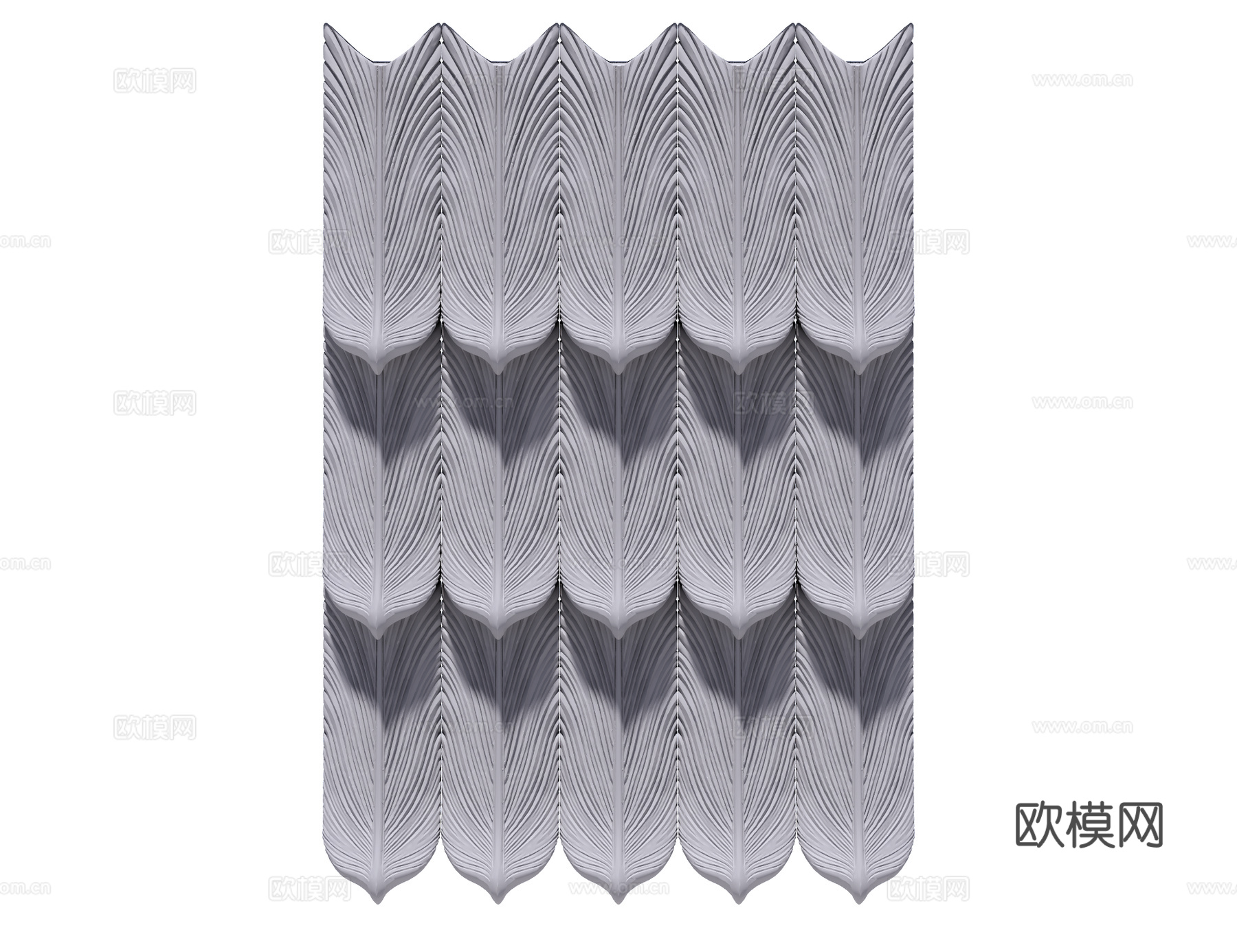 石膏造型 装饰背景墙su模型