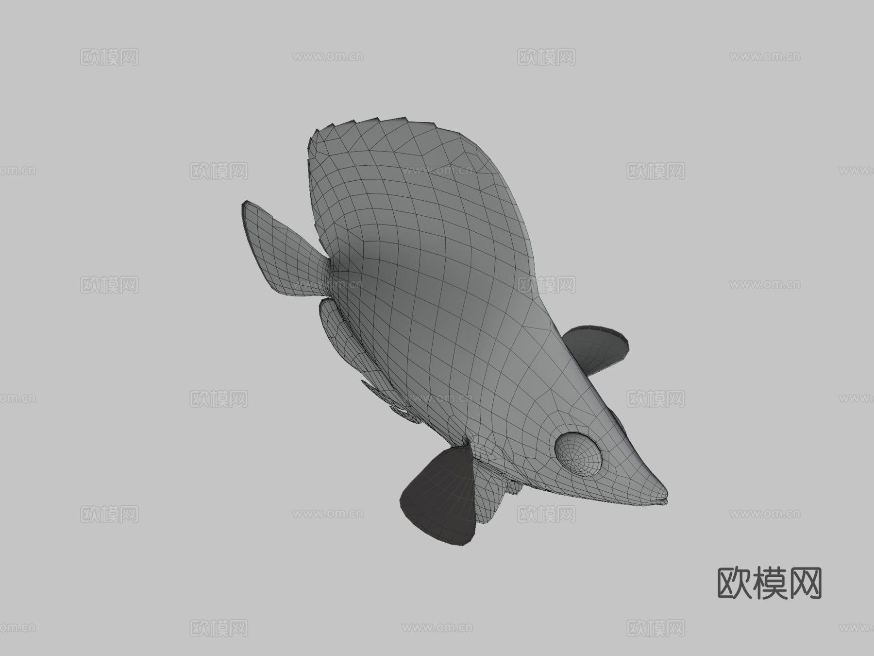 蝴蝶鱼绑定su模型