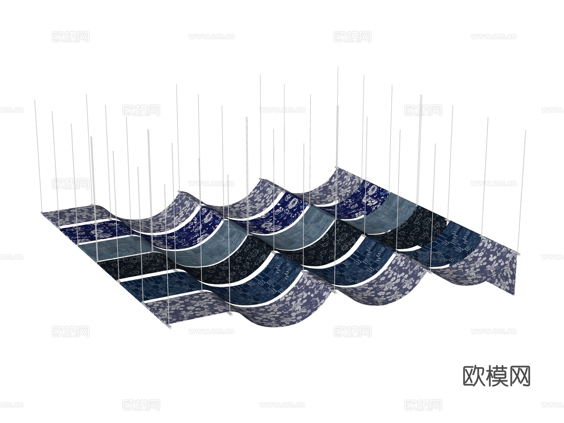 装饰吊灯 文化吊灯su模型