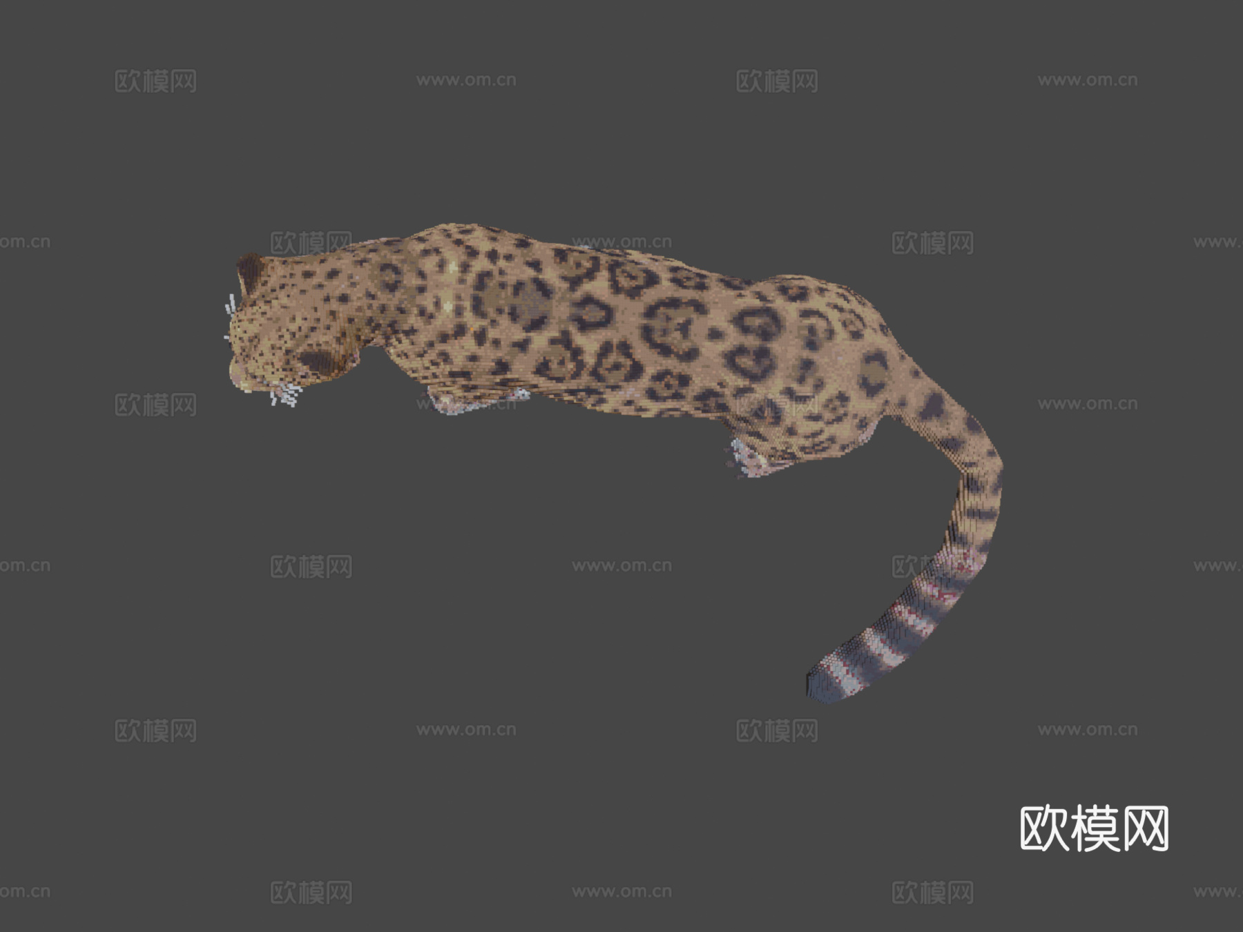 我的世界美洲豹建造示意图su模型