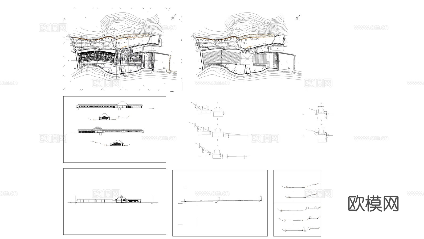 旅馆 旅店 酒店 客栈 住宅cad施工图下载（渲染图6）
