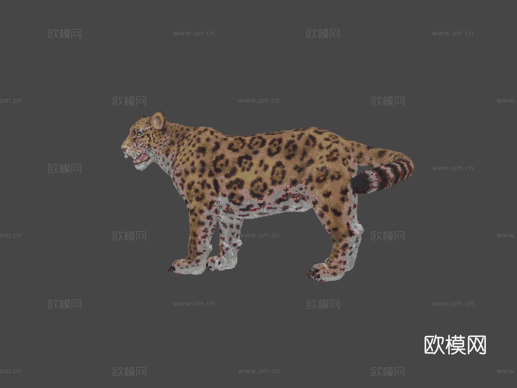 我的世界美洲豹建造示意图su模型