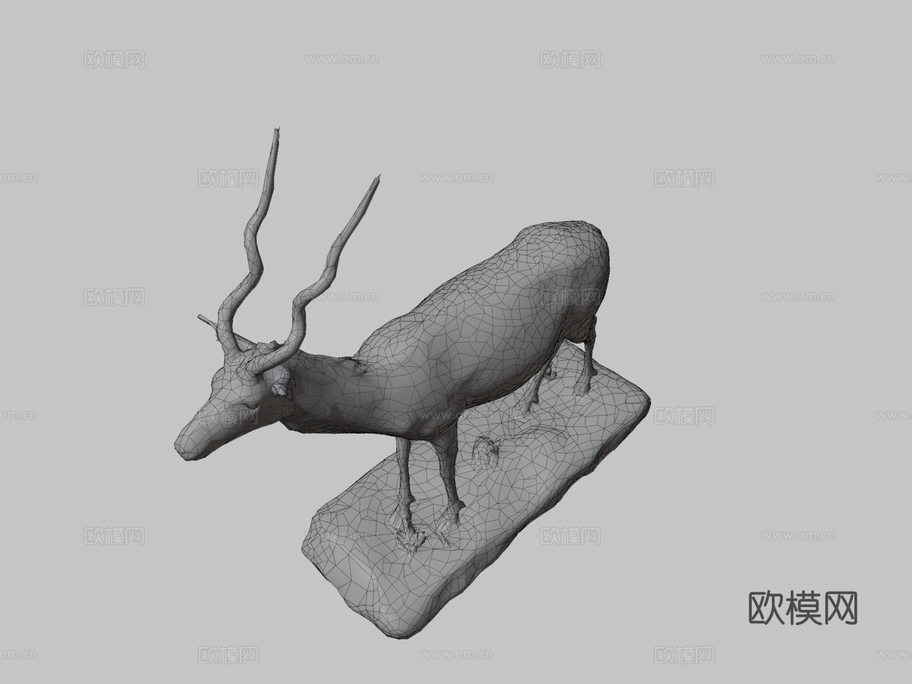 アダックス剥製 曲角羚标本NSMTM32067su模型