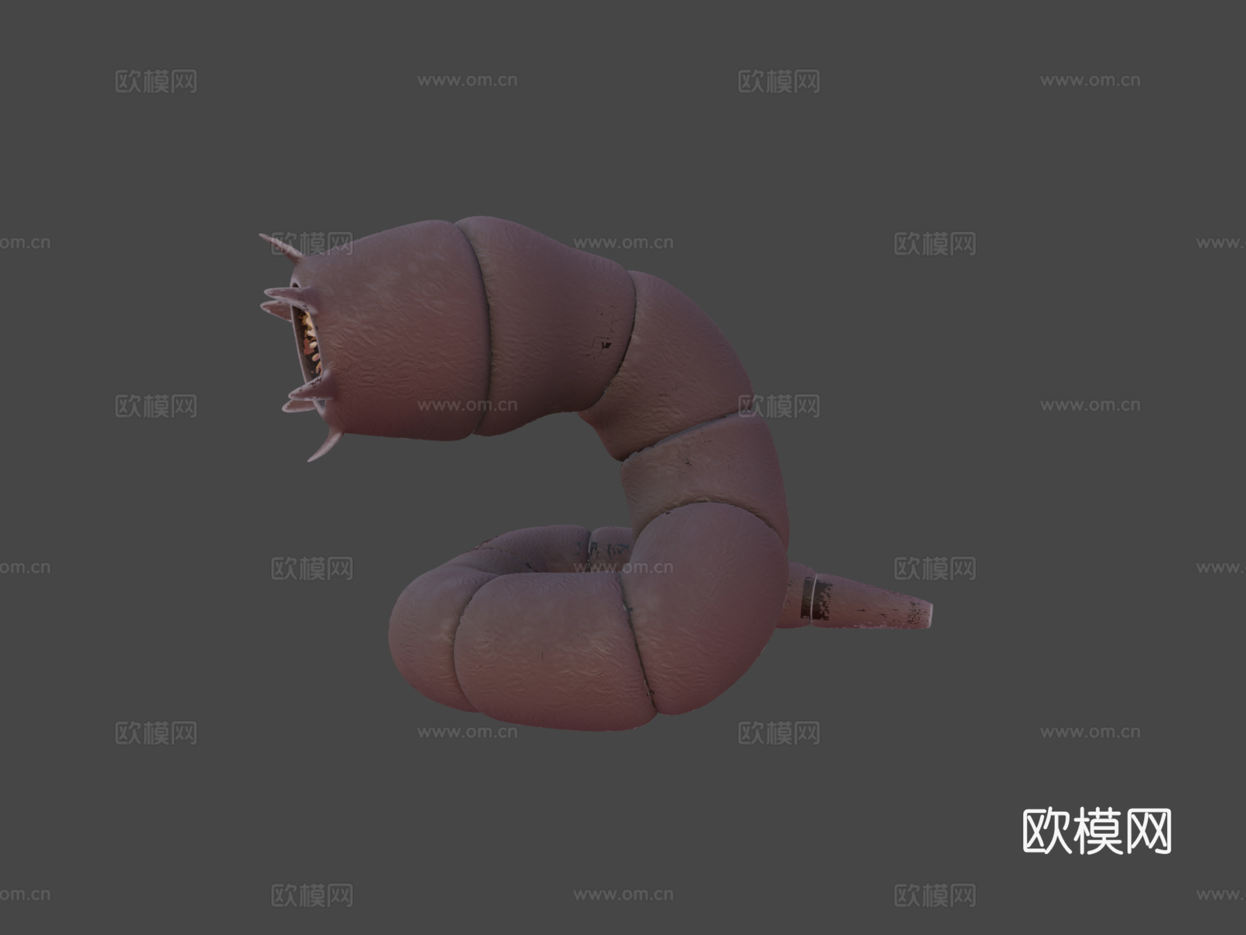 沙丘地虫4K纹理su模型