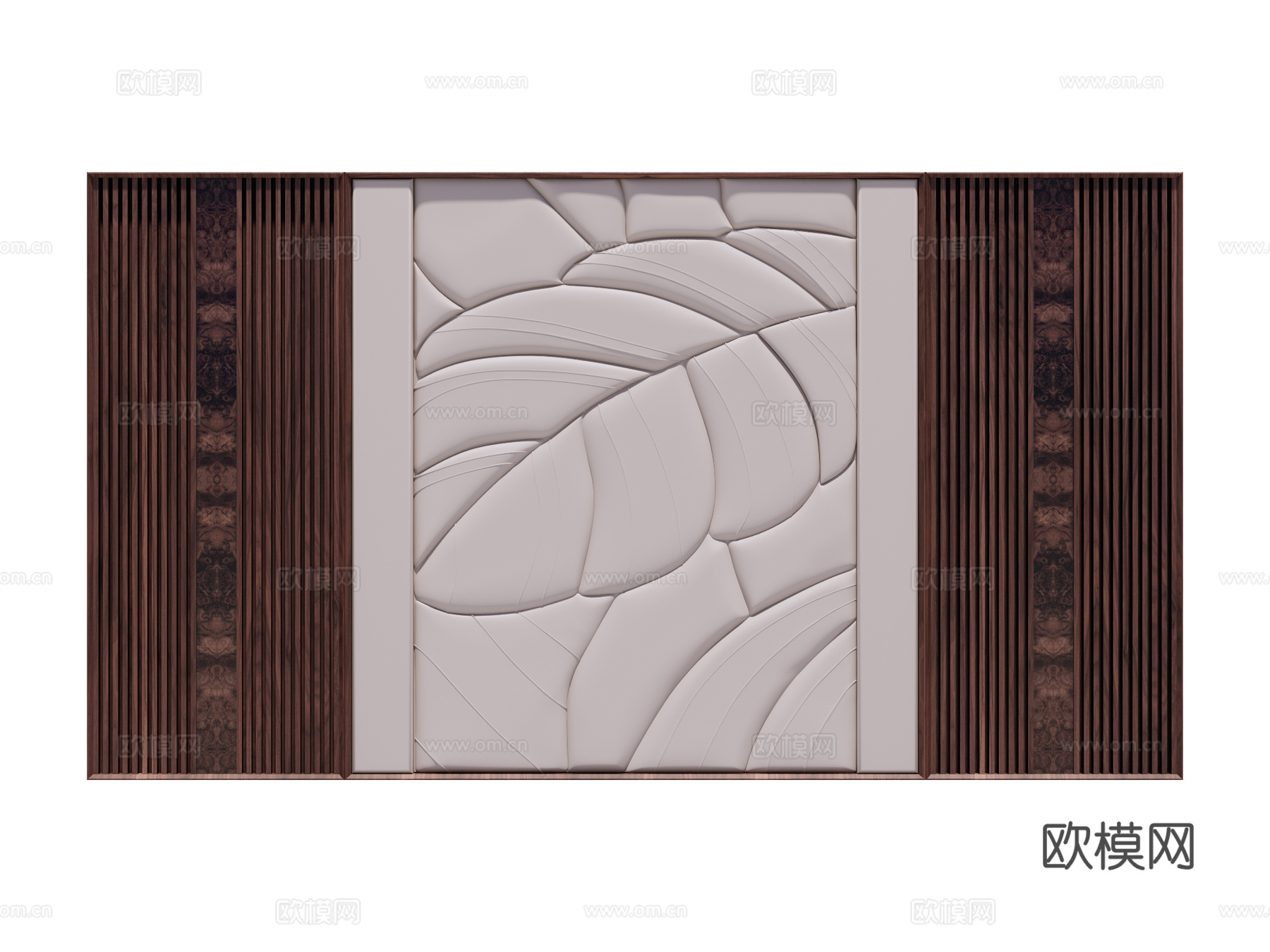 装饰背景墙su模型