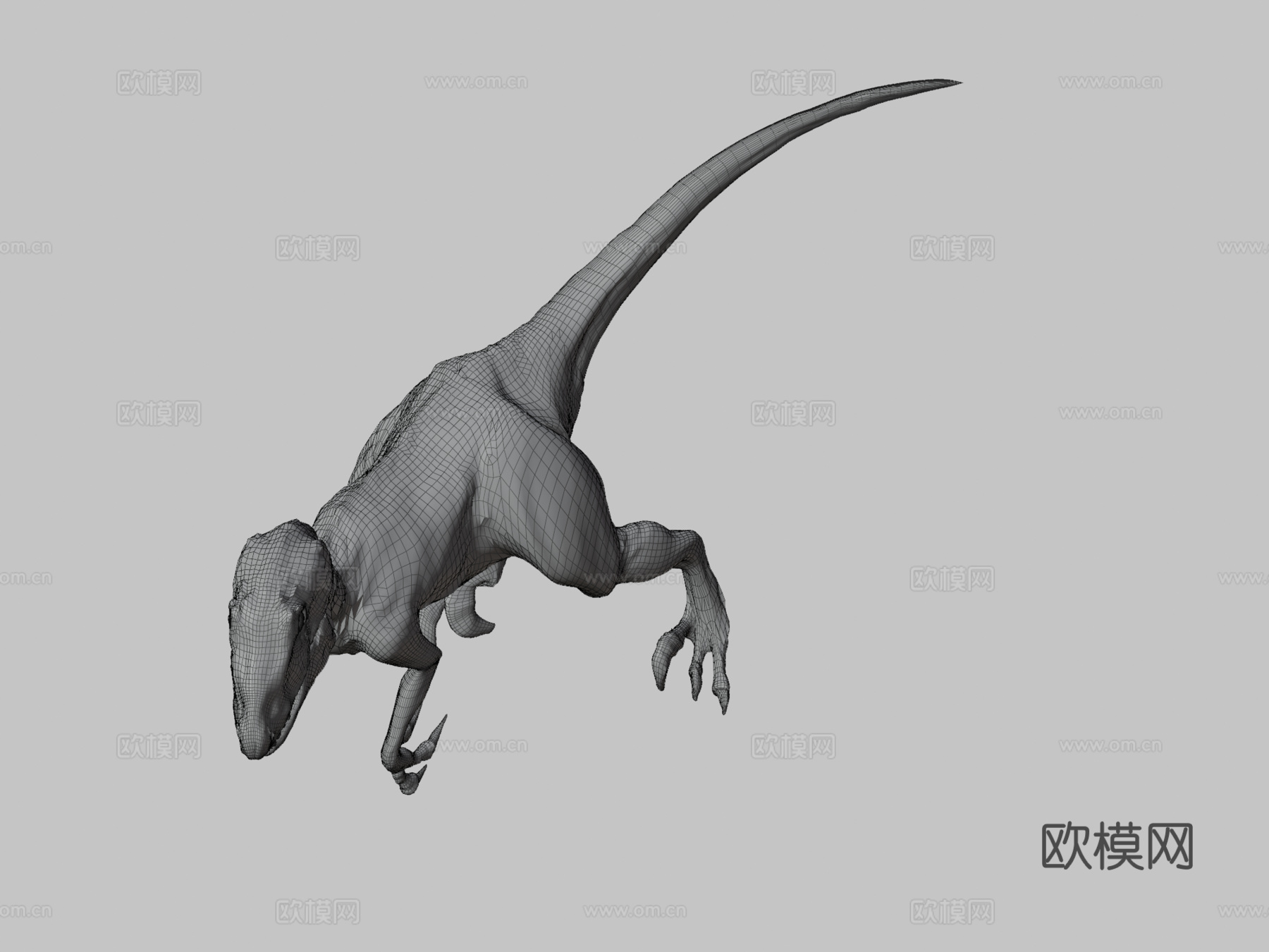 侏罗纪世界蓝色su模型