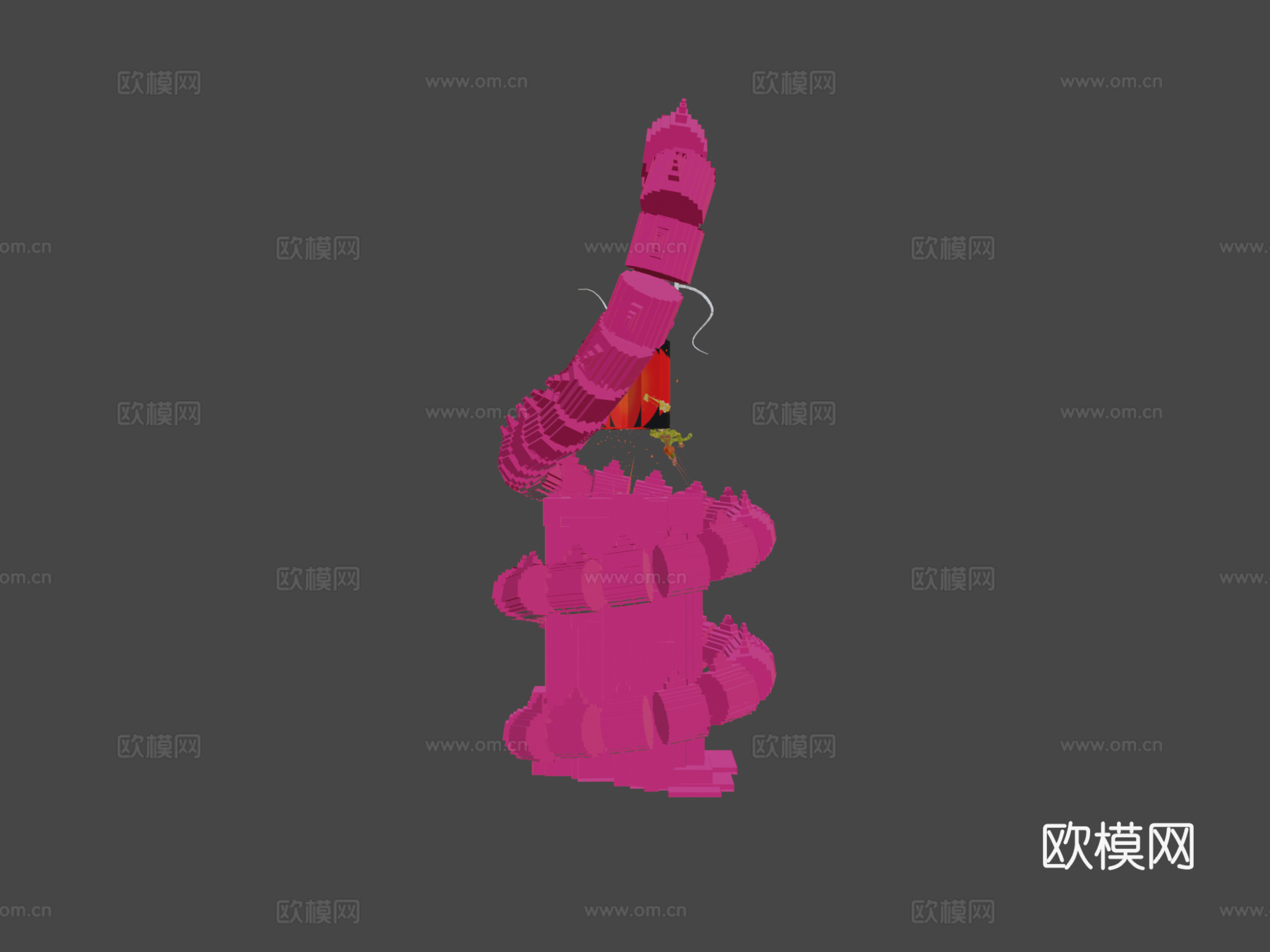 孙悟空  美猴王对战龙王su模型