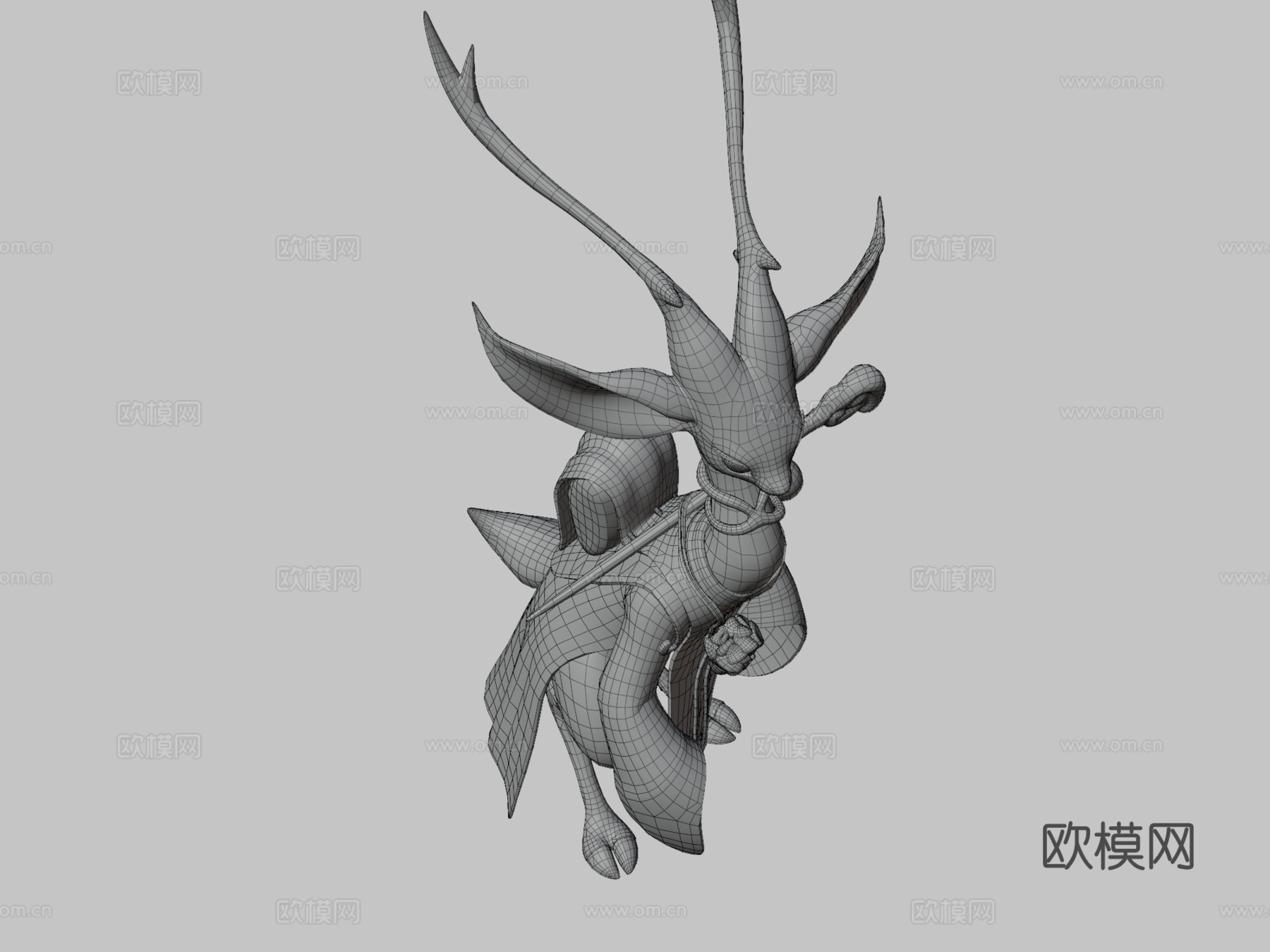 风格化创作  鹿su模型