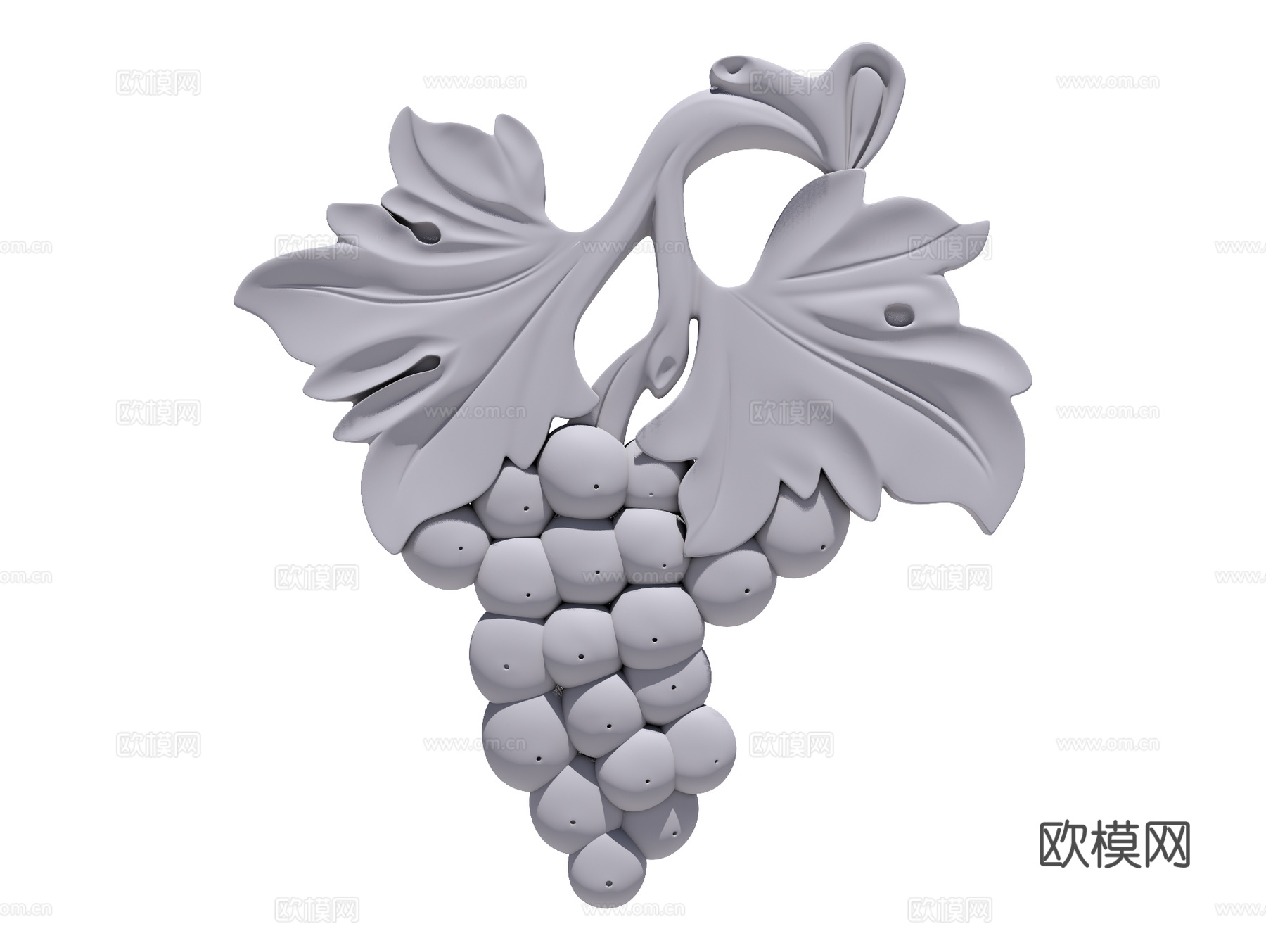 石膏雕花造型su模型