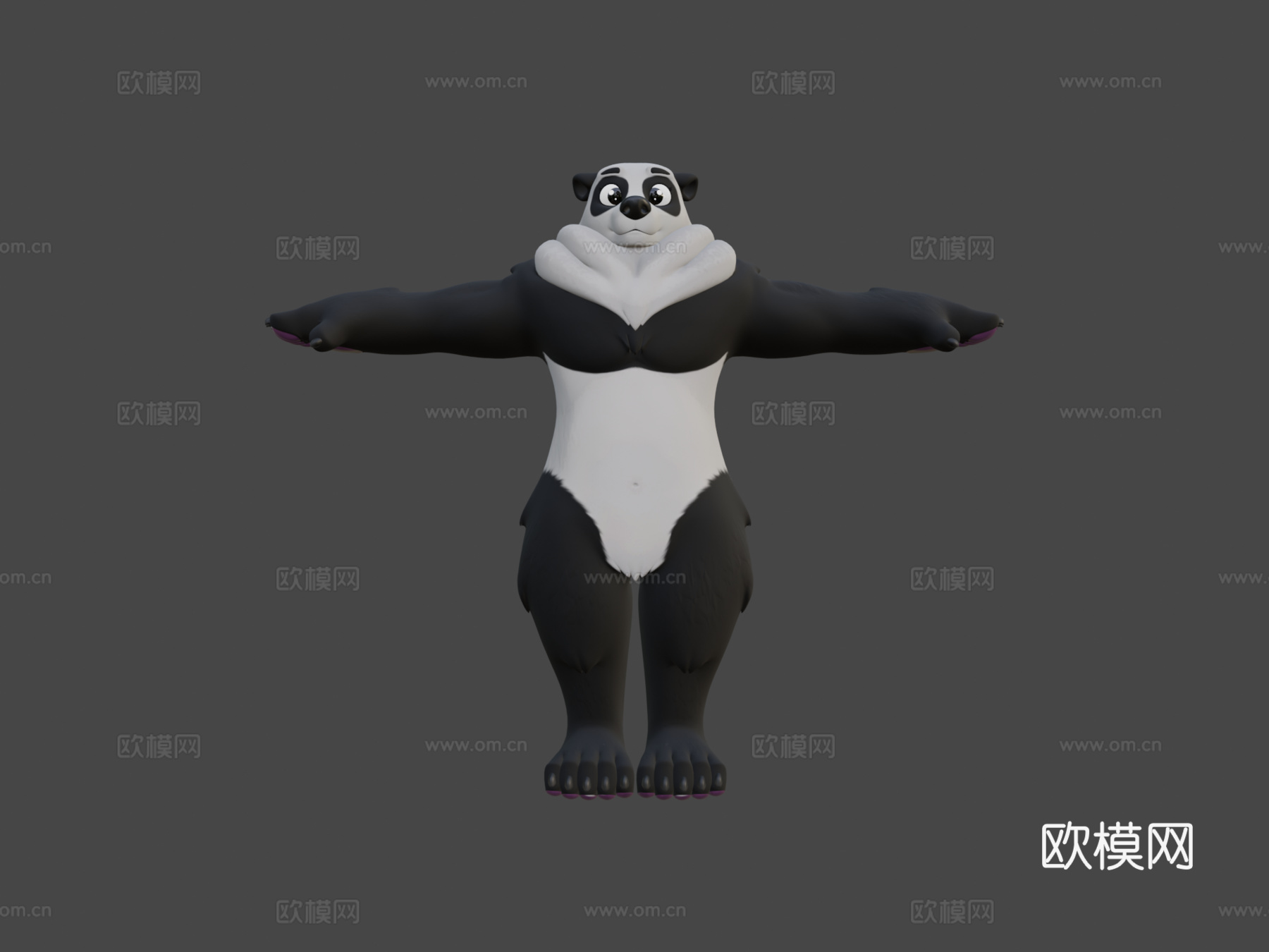 熊与VTuber头像su模型