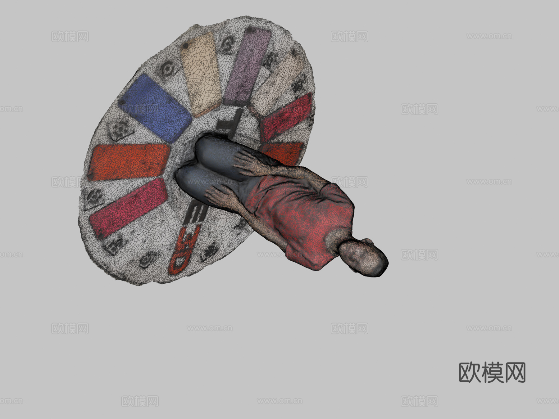 坐姿  takesu模型