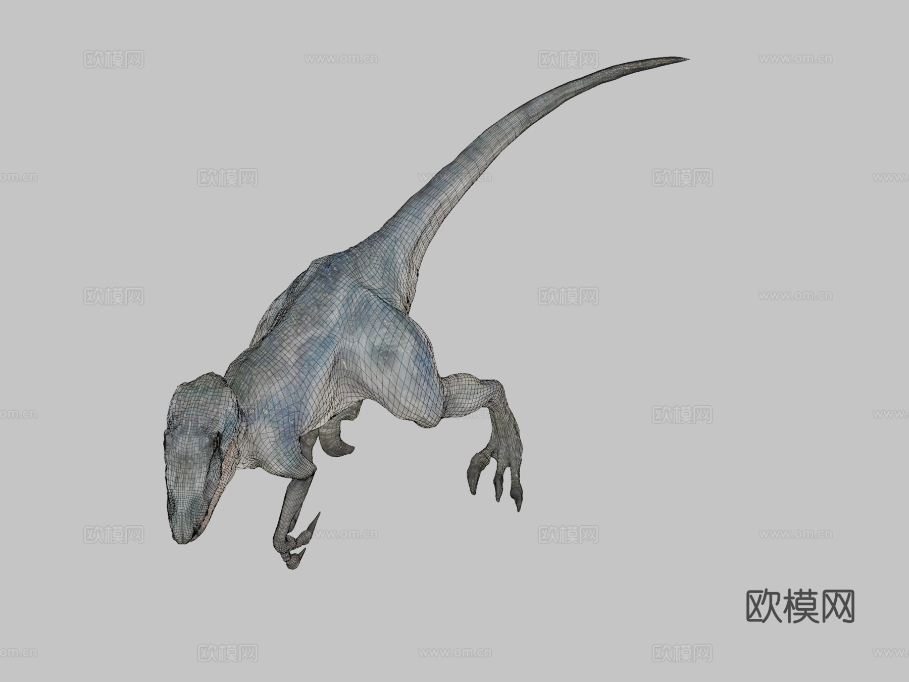 侏罗纪世界蓝色su模型