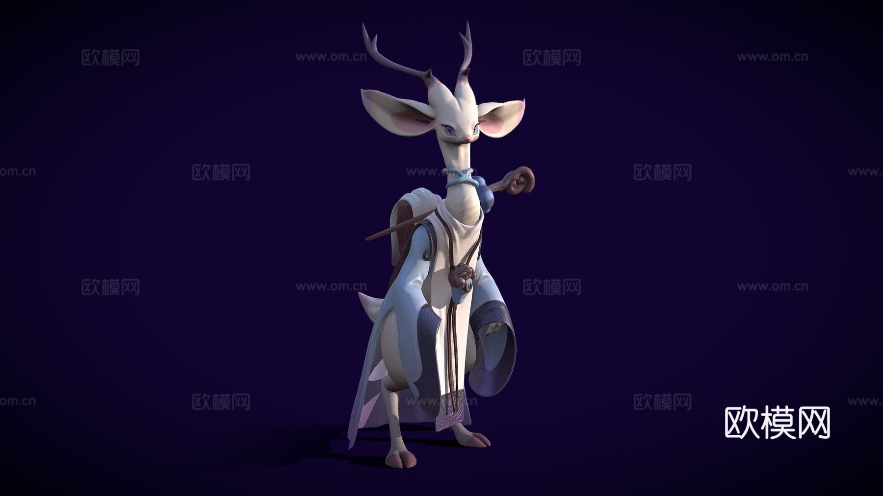 风格化创作  鹿su模型