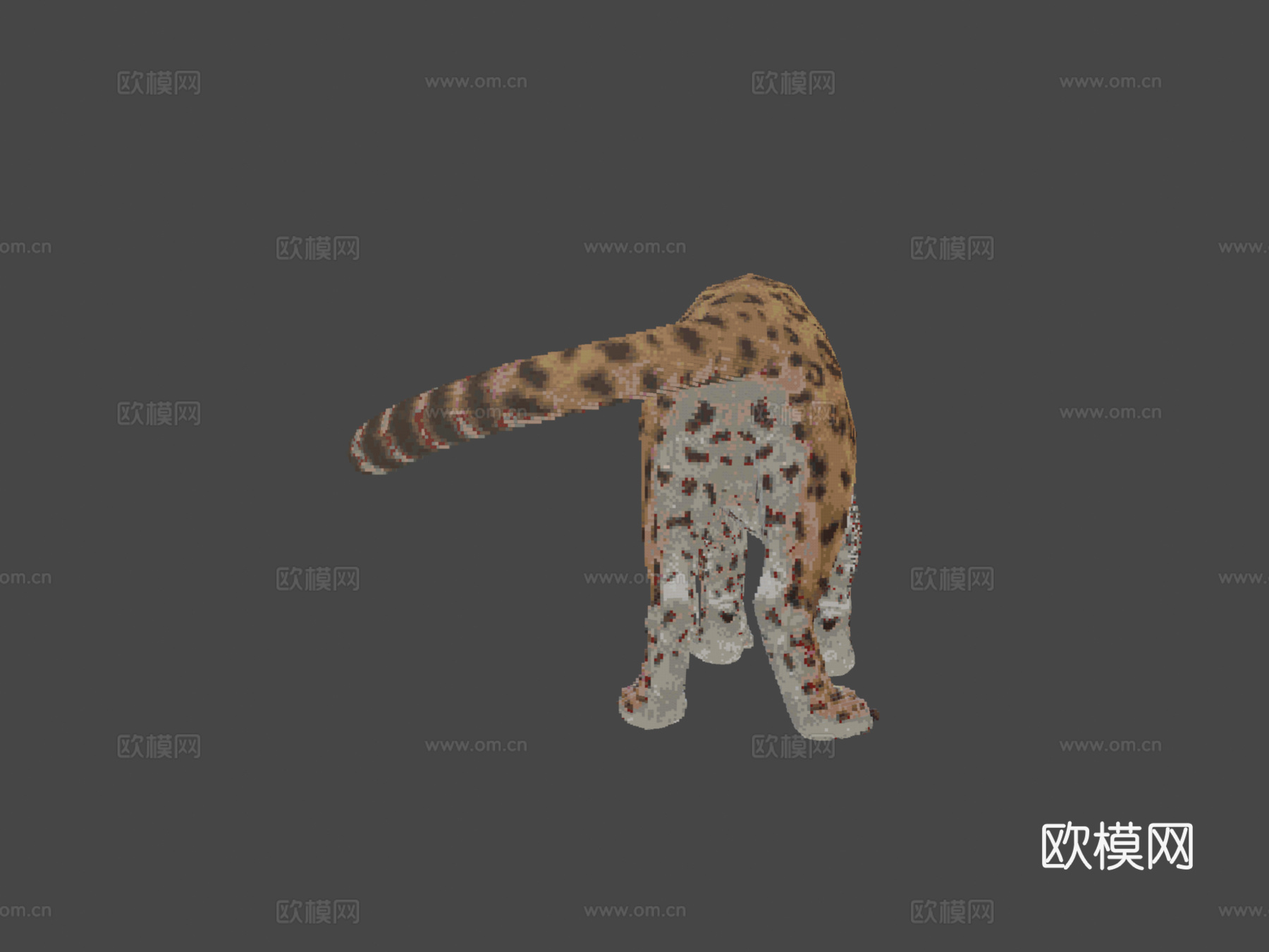 我的世界美洲豹建造示意图su模型