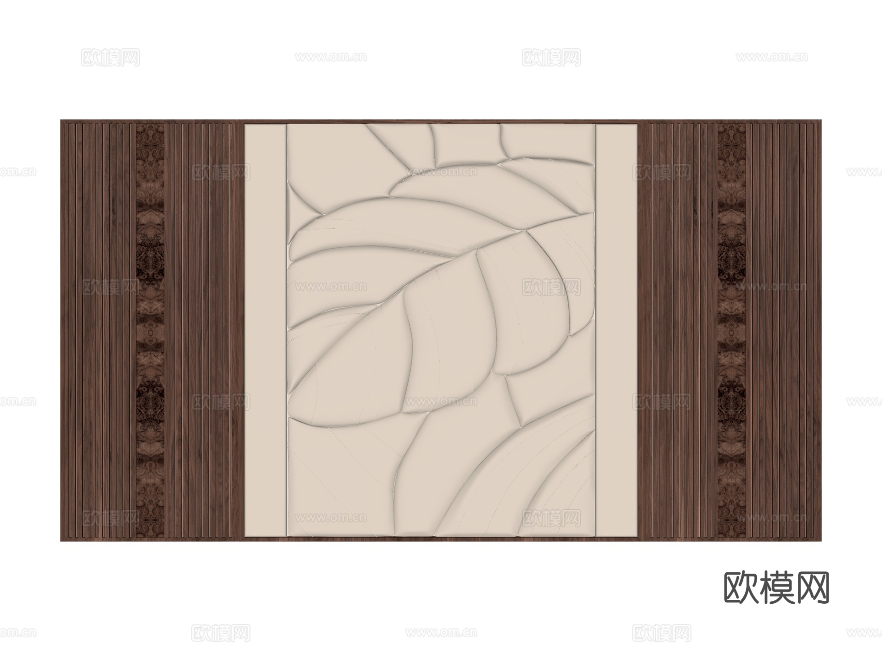 装饰背景墙su模型