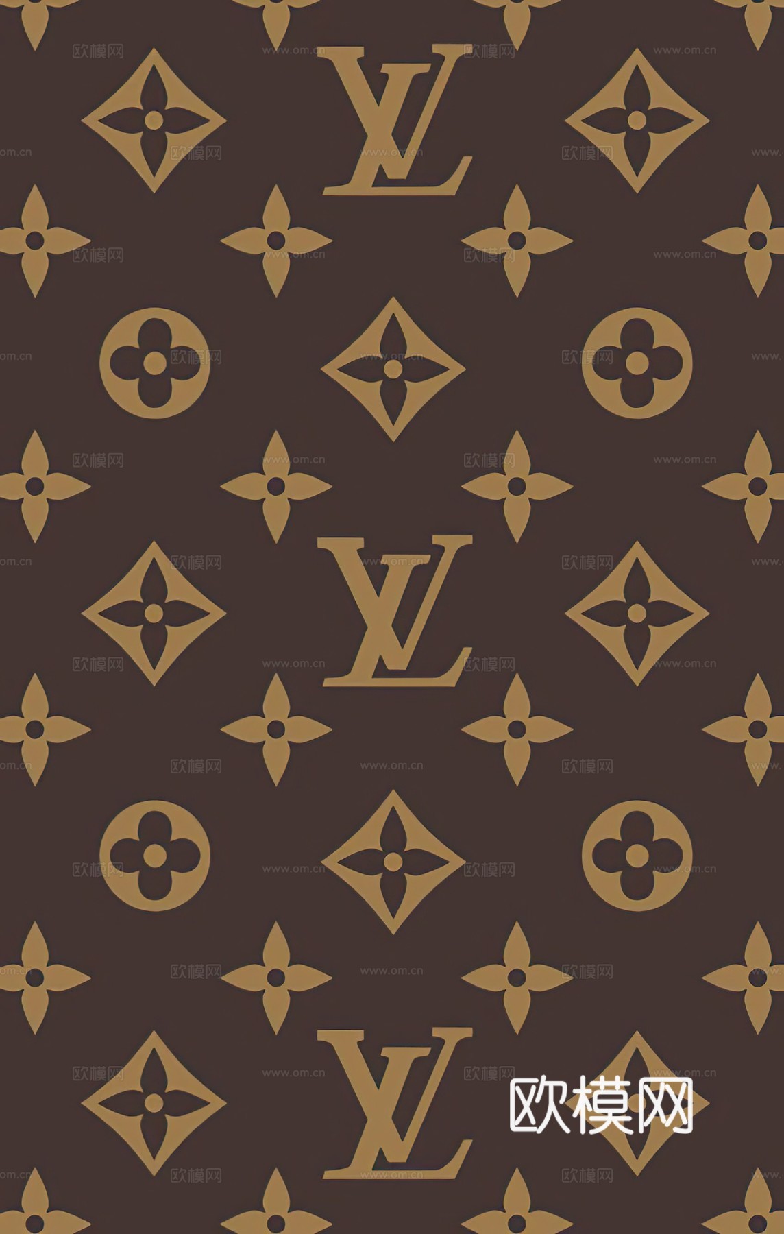 格子条纹图案布纹  LV下载