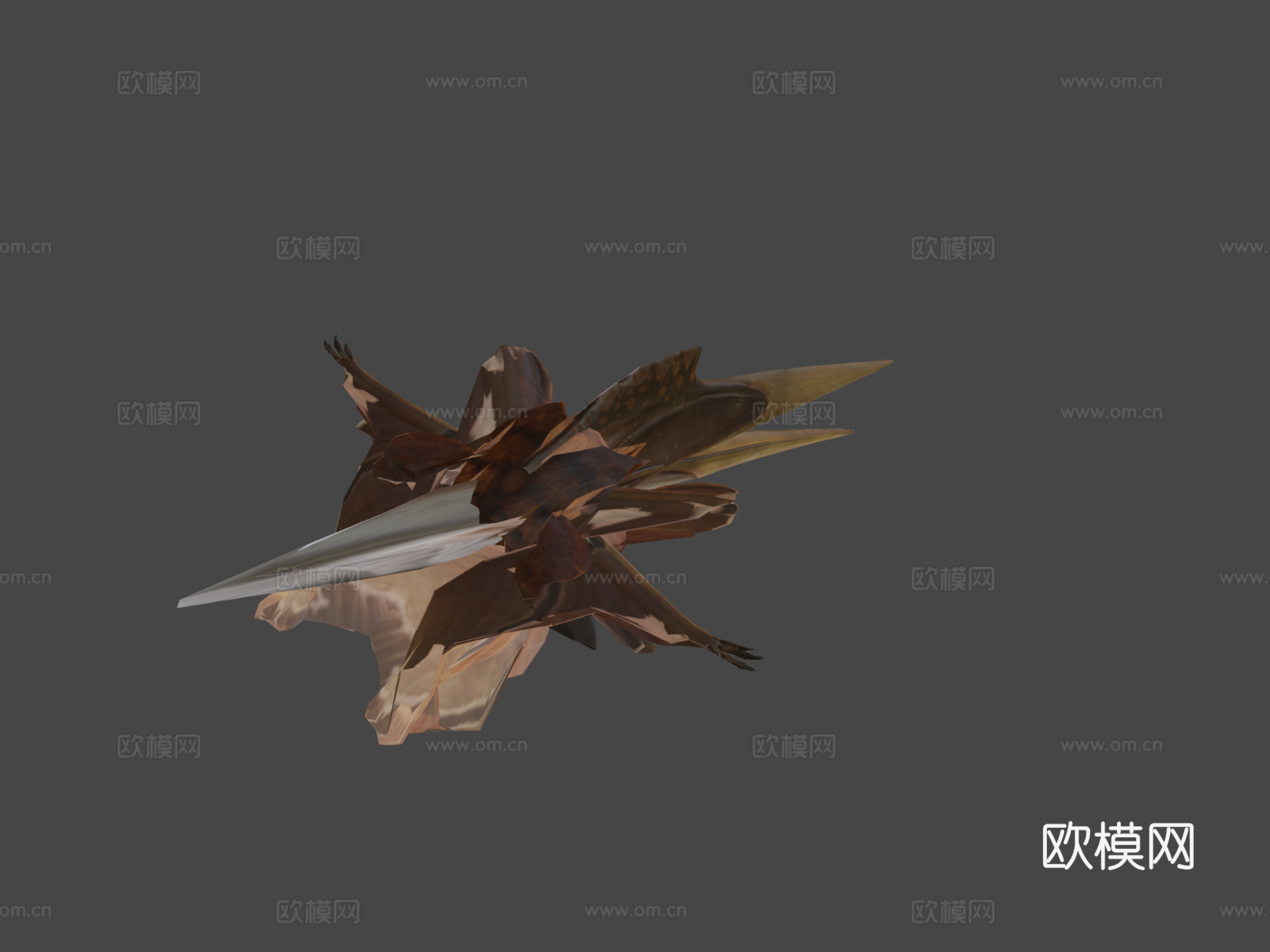 风神翼龙美国绑定su模型