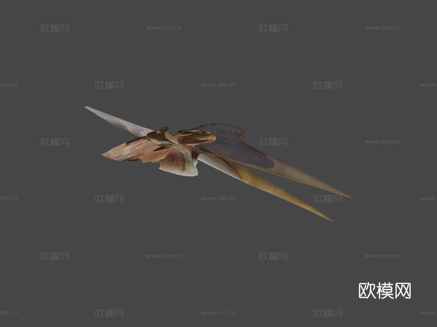 风神翼龙美国绑定su模型