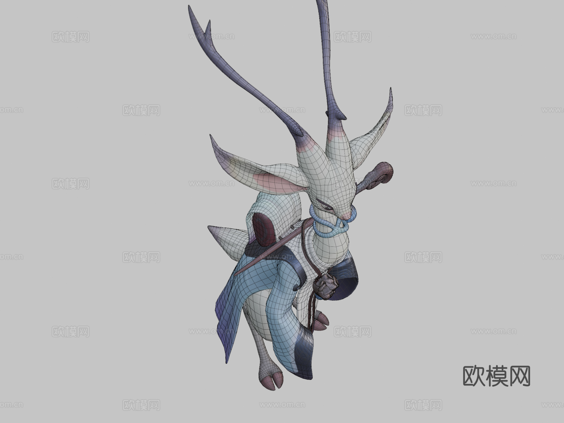 风格化创作  鹿su模型