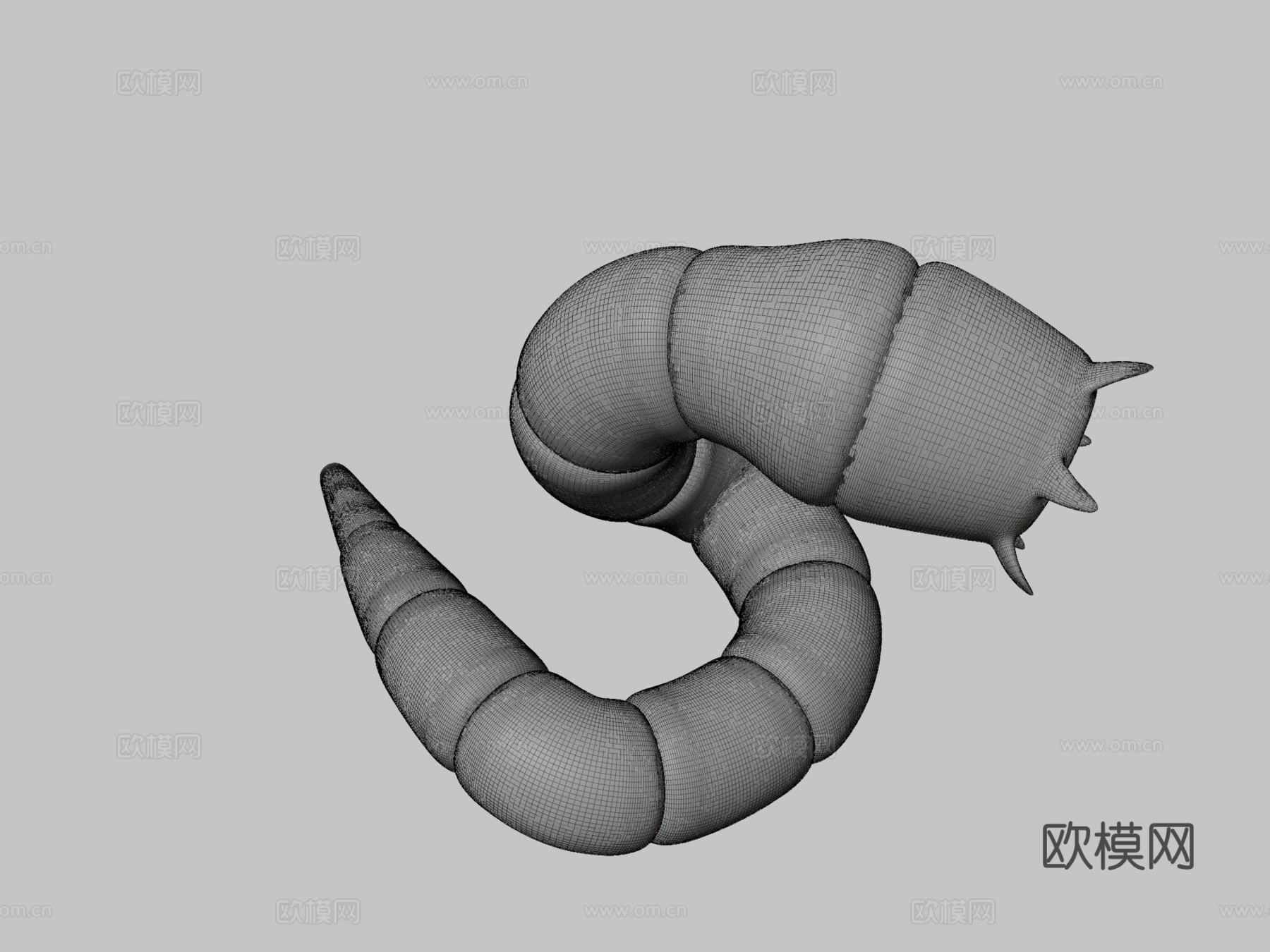 沙丘地虫4K纹理su模型