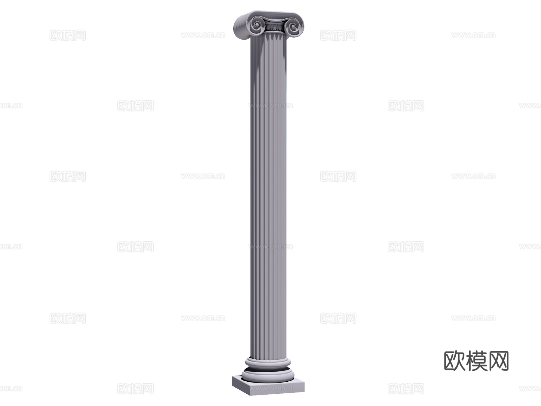 装饰柱 罗马柱su模型