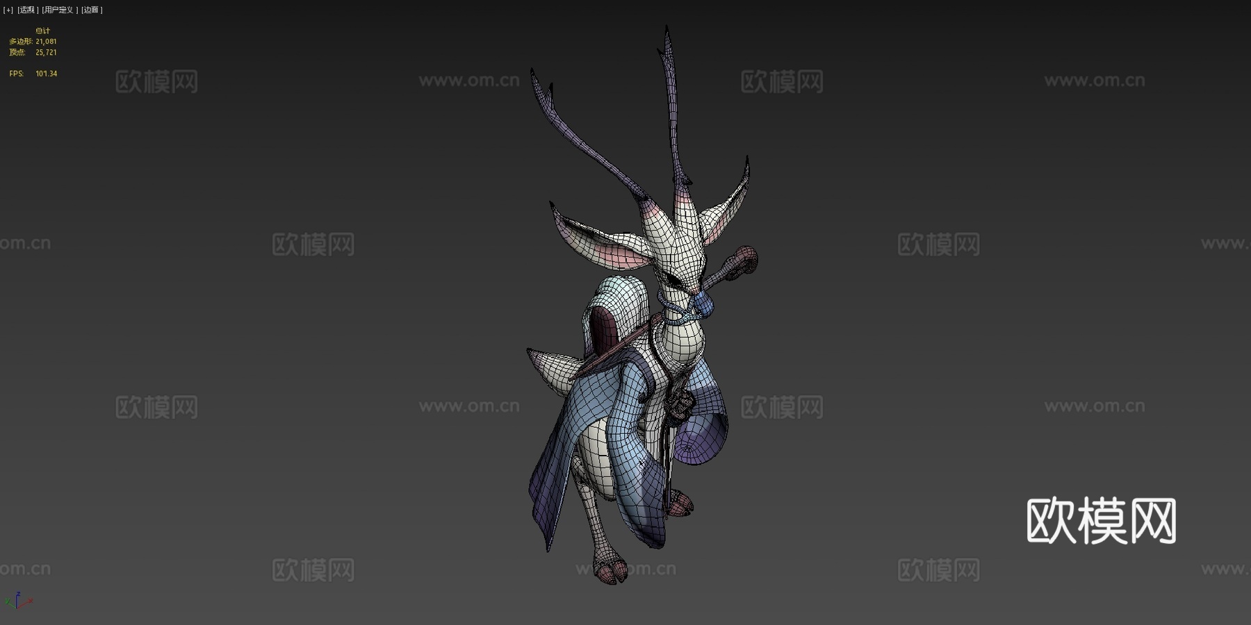 风格化创作  鹿su模型