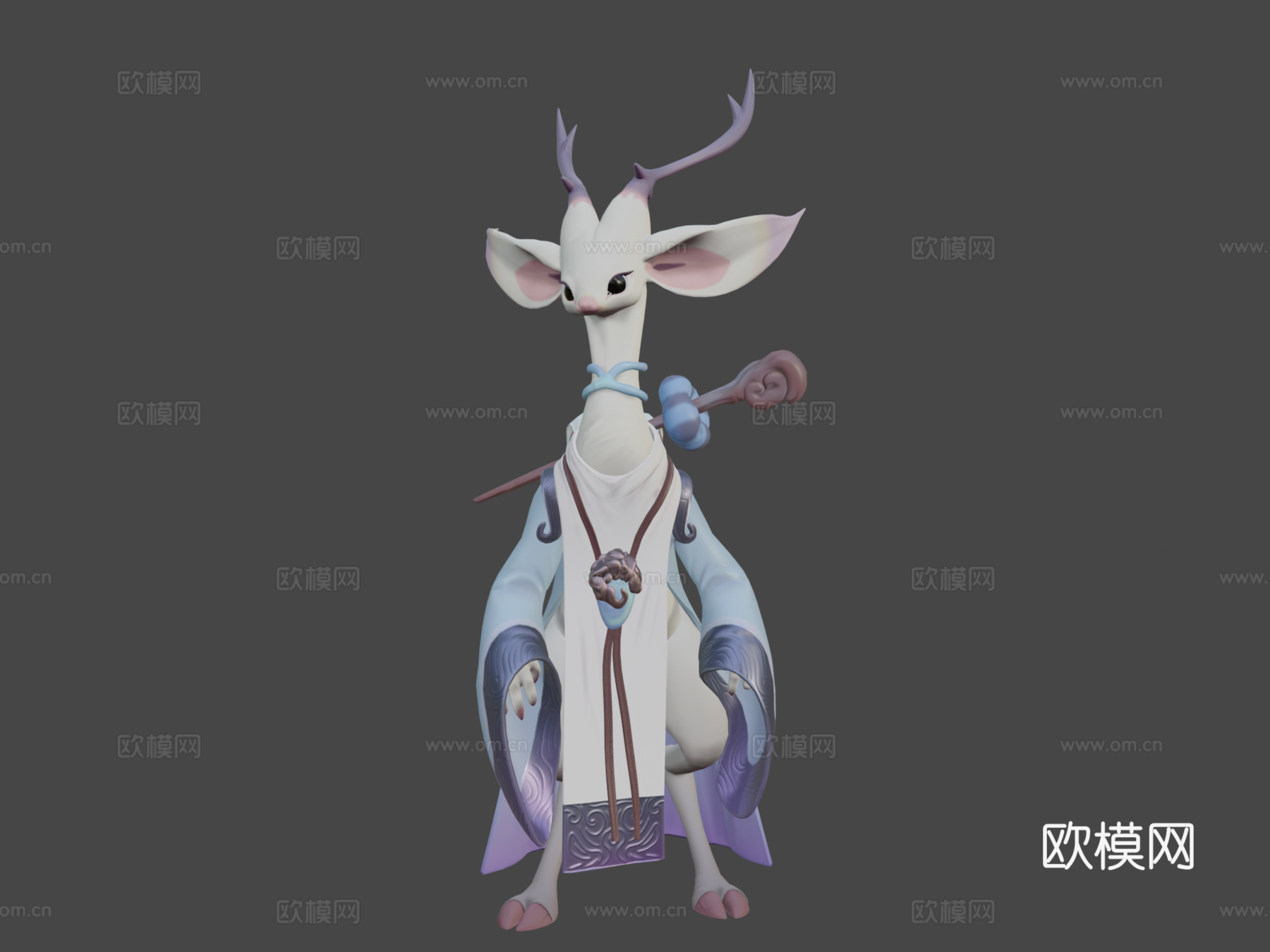 风格化创作  鹿su模型