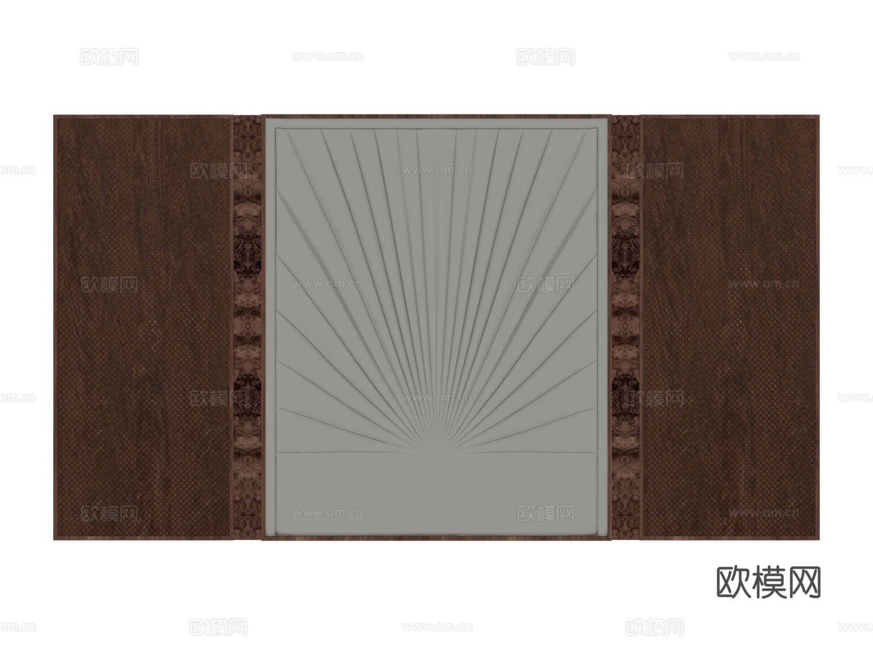 装饰背景墙su模型