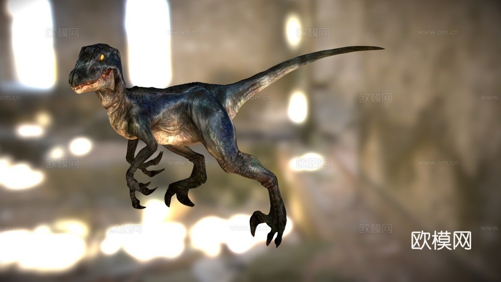 侏罗纪世界蓝色su模型