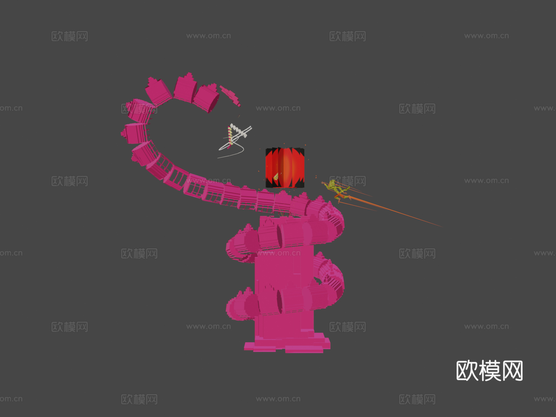 孙悟空  美猴王对战龙王su模型