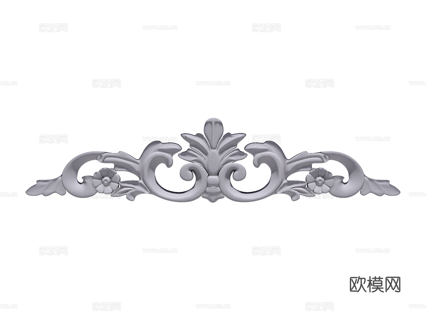 石膏雕花造型su模型