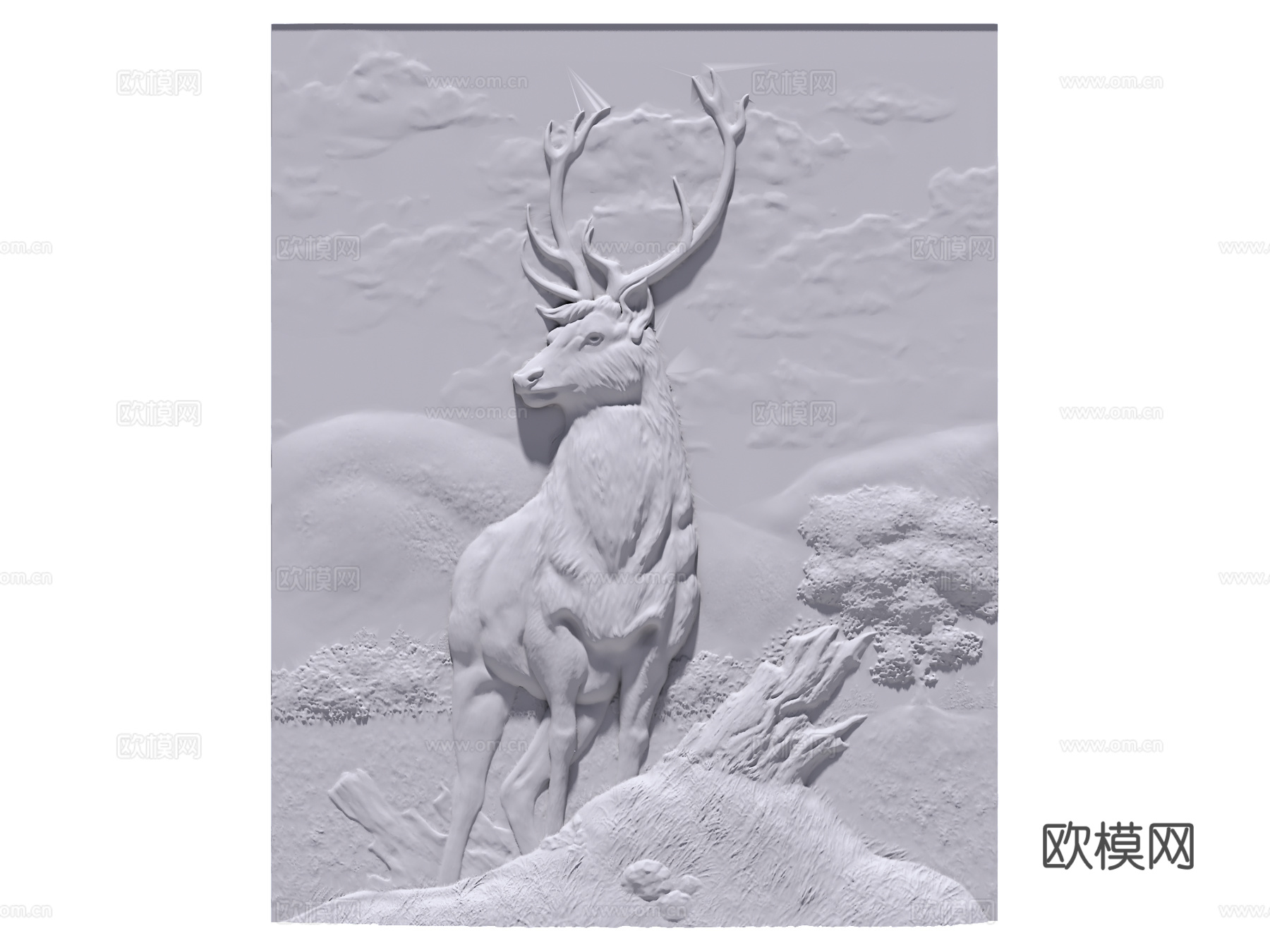 装饰背景墙su模型