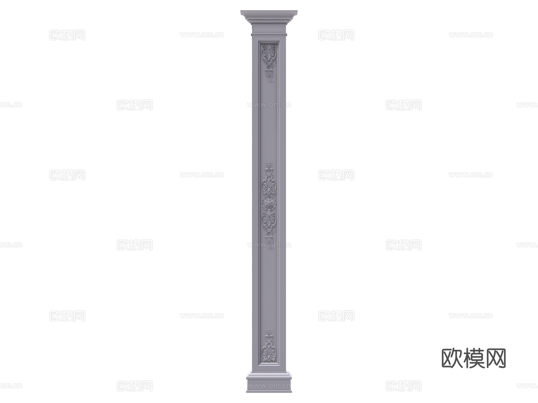 装饰柱 罗马柱su模型