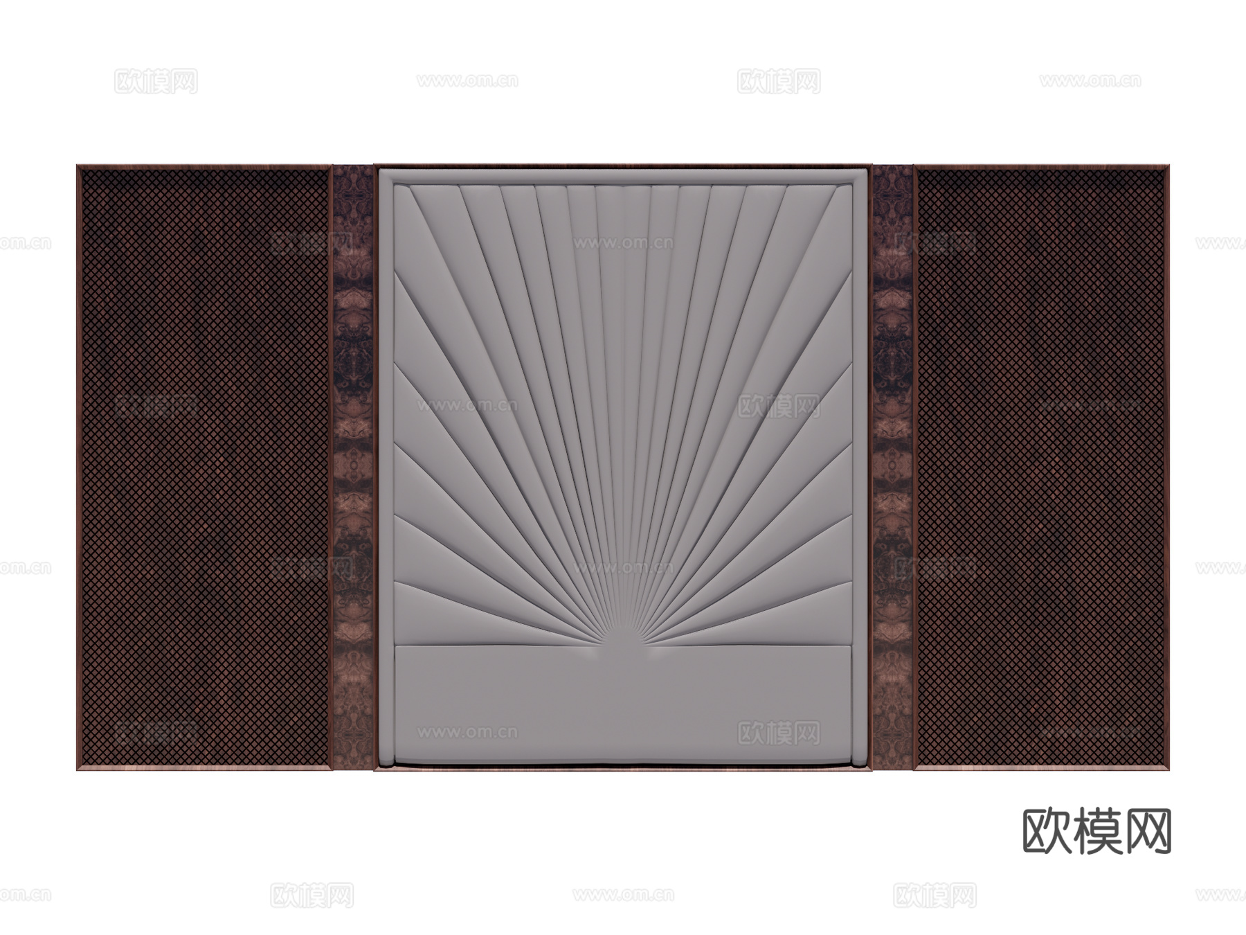 装饰背景墙su模型