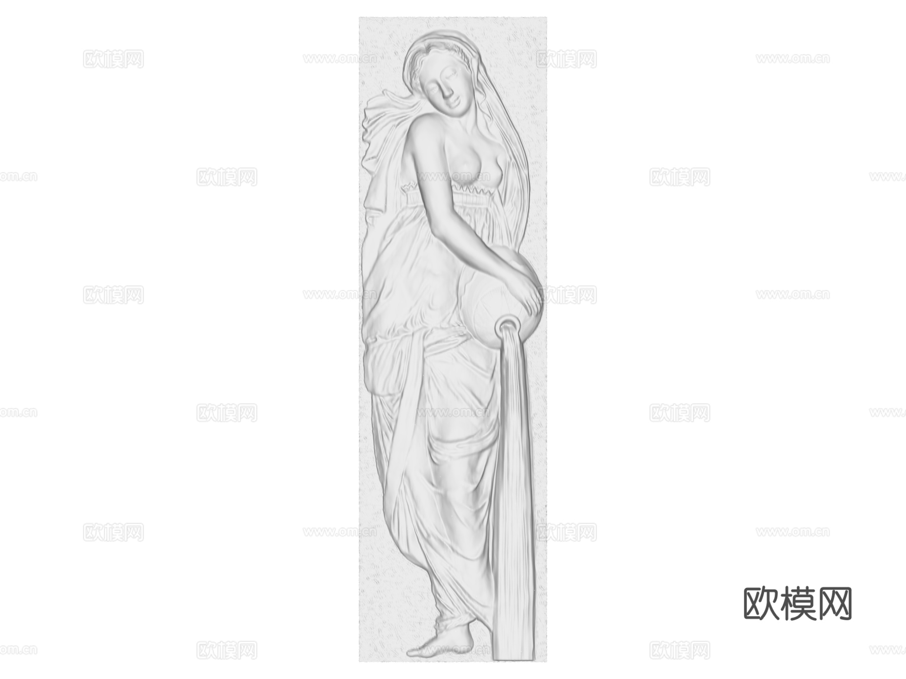 装饰背景墙su模型