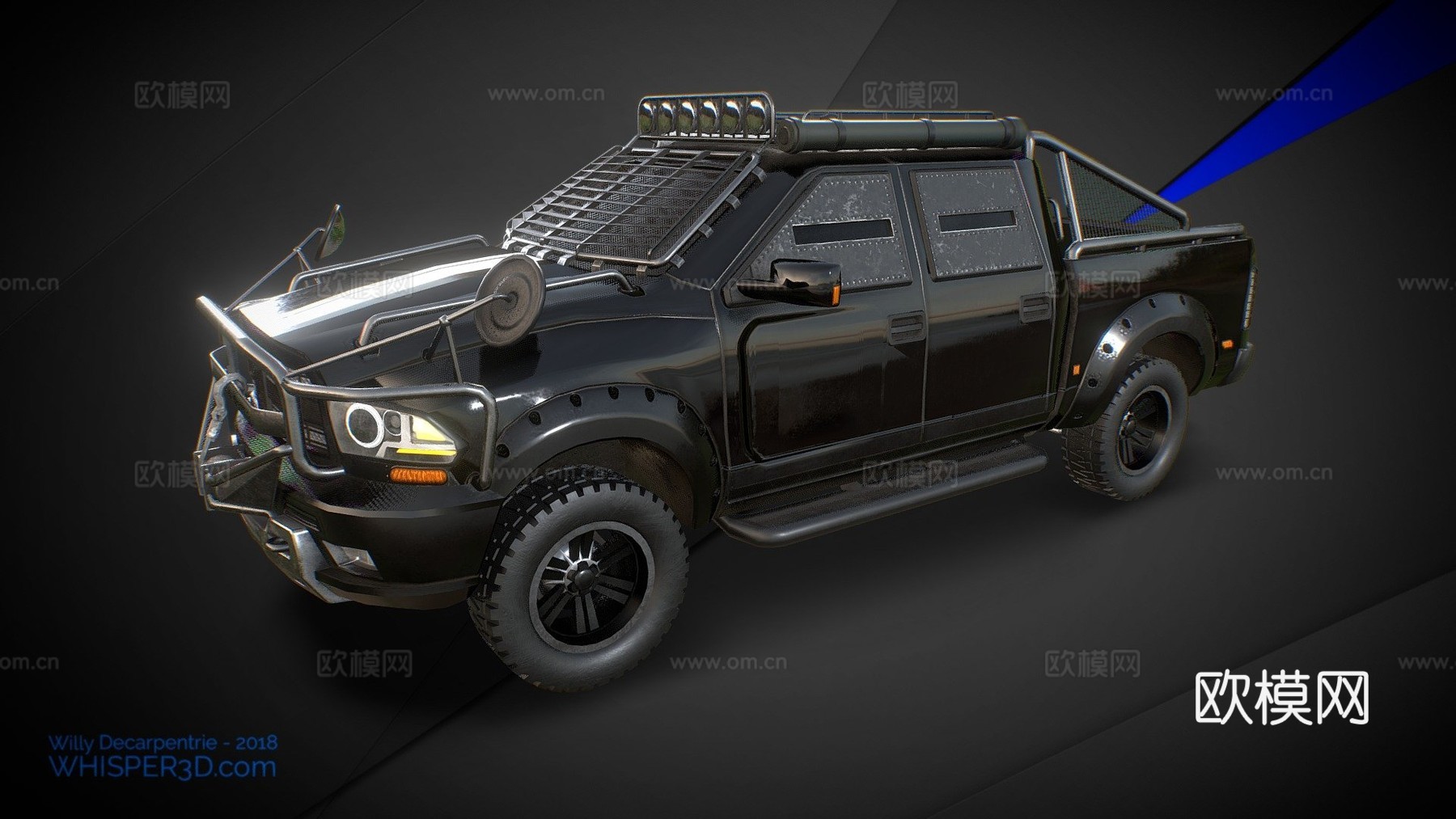 重型皮卡su模型