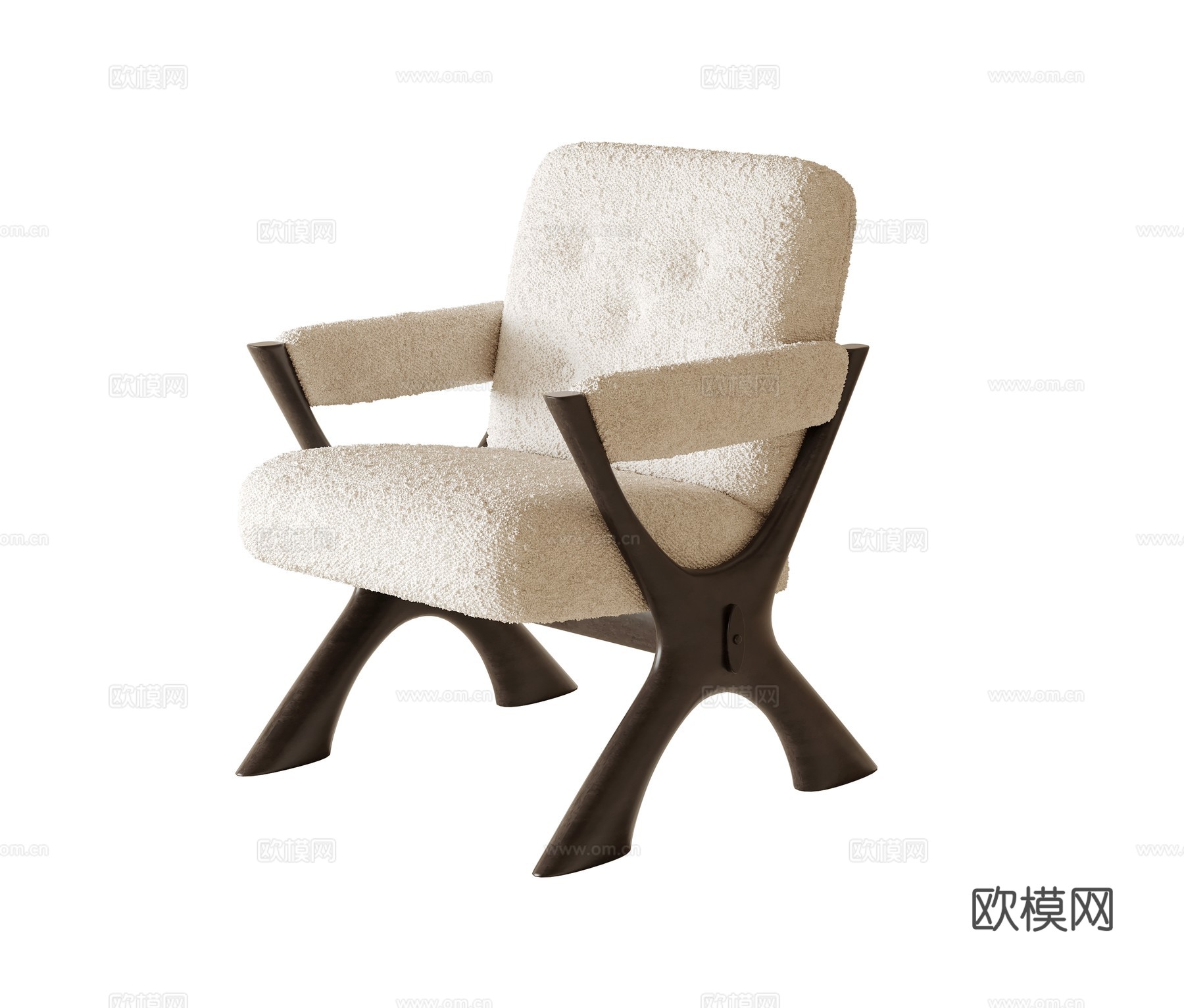 现代休闲椅su模型