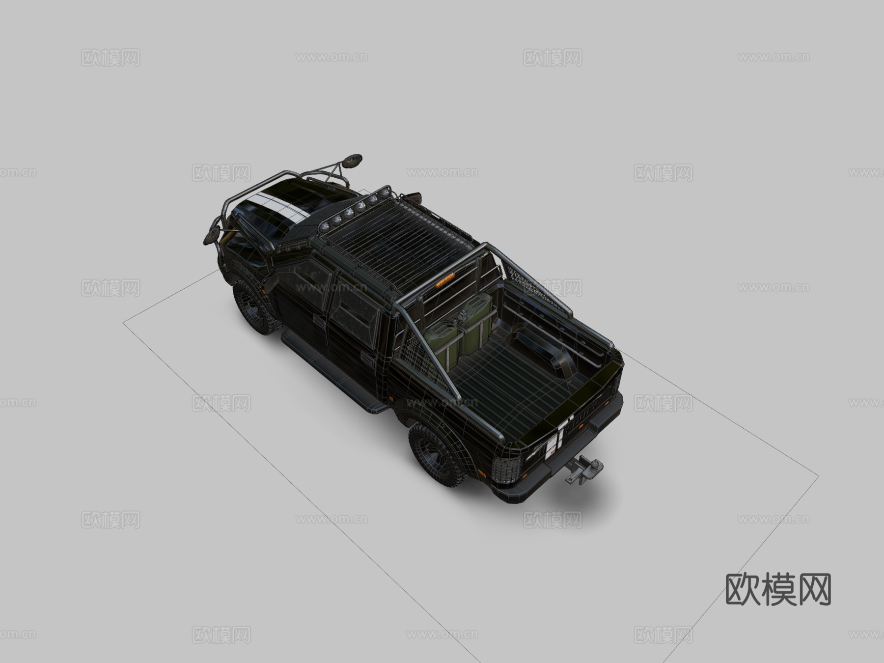 重型皮卡su模型