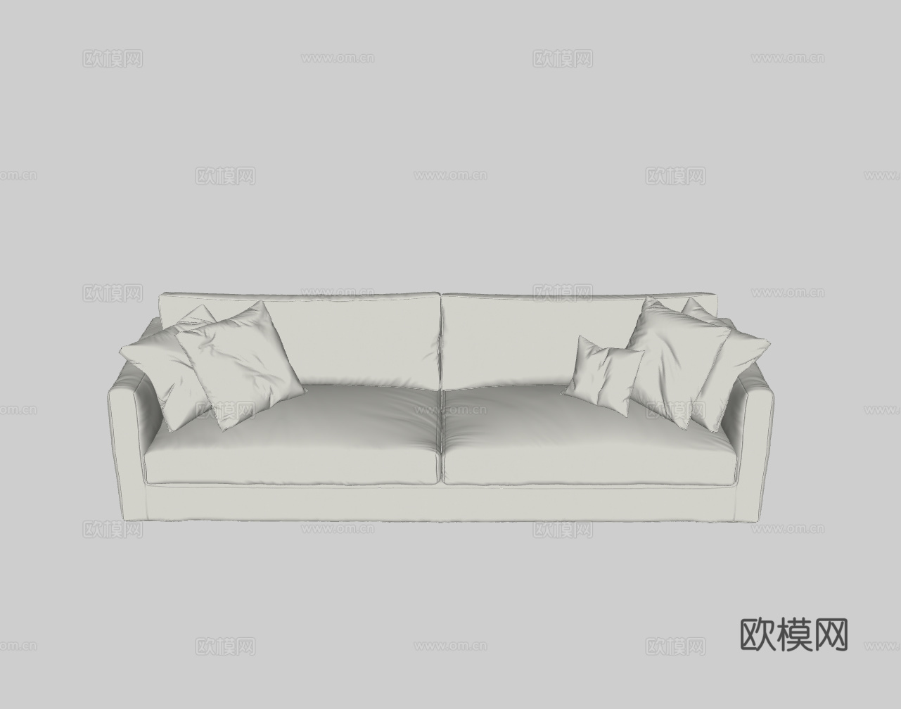 现代沙发su模型