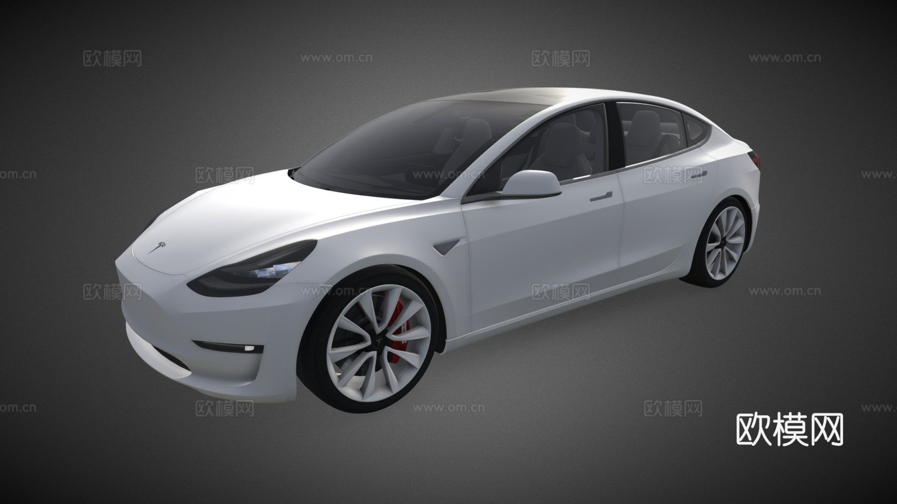 特斯拉2018款Model 3su模型
