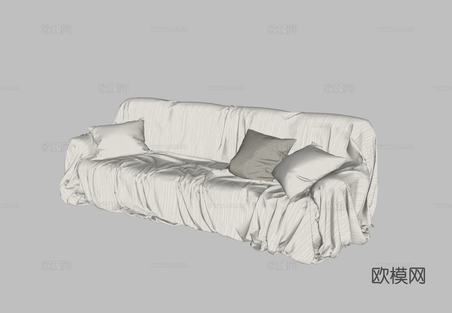 现代沙发su模型