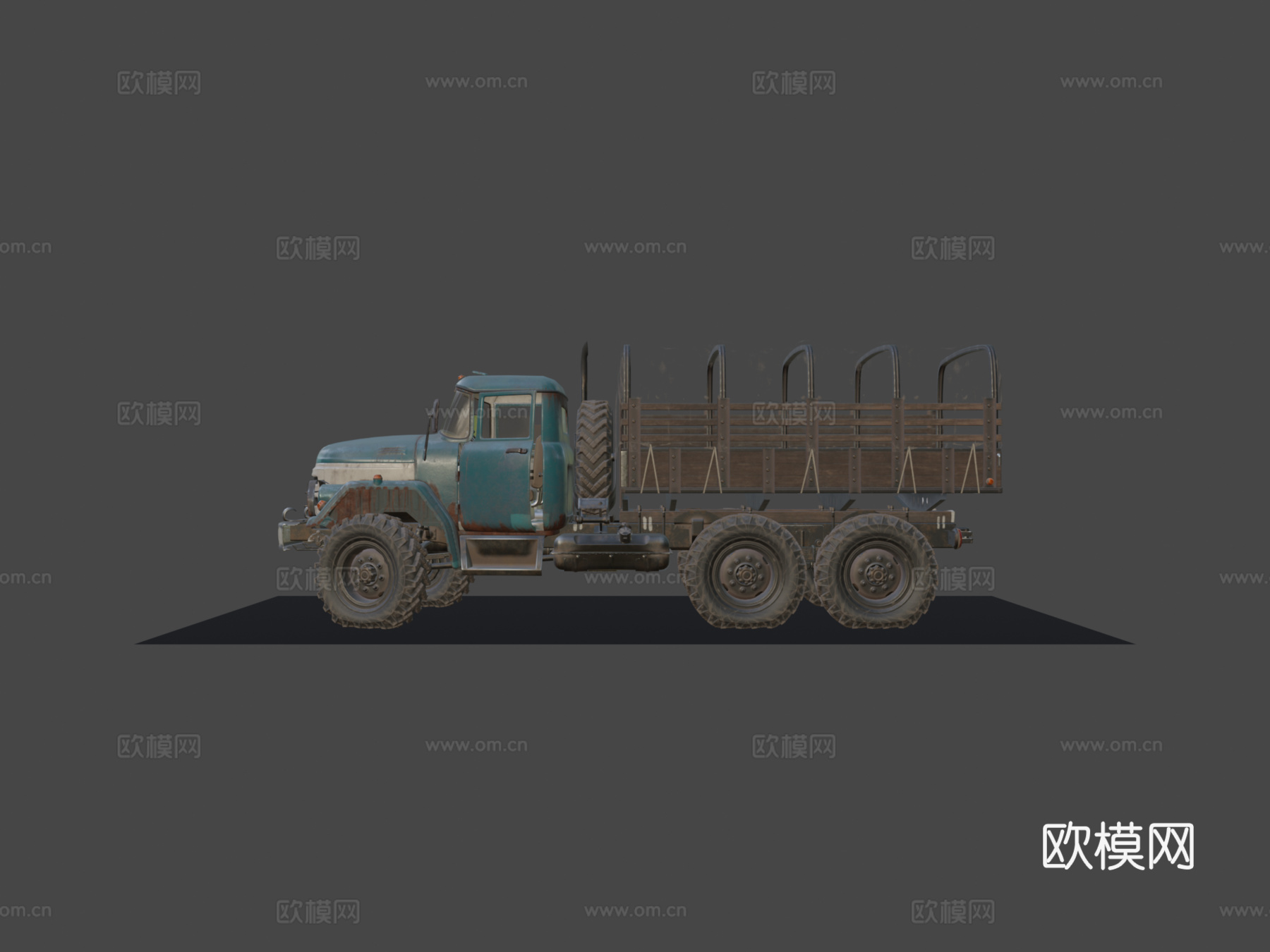 绝地求生卡车su模型