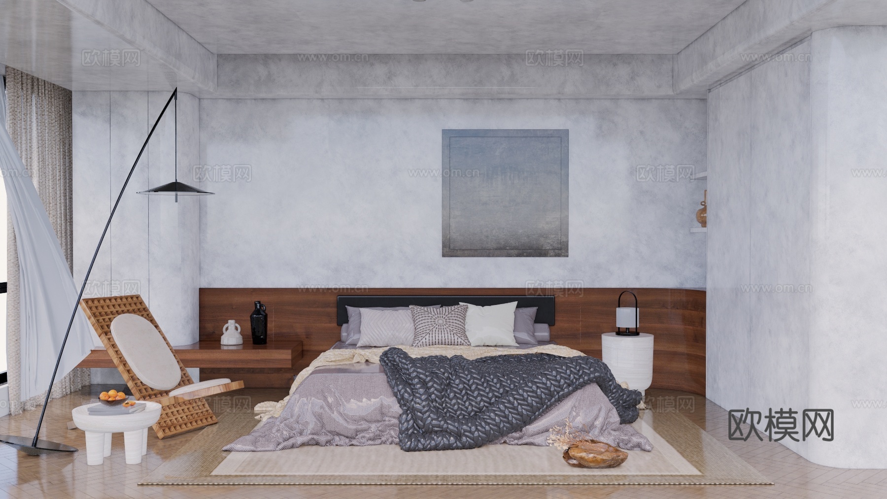 卧室 餐厅 台灯 卫生间 家装 书柜su模型