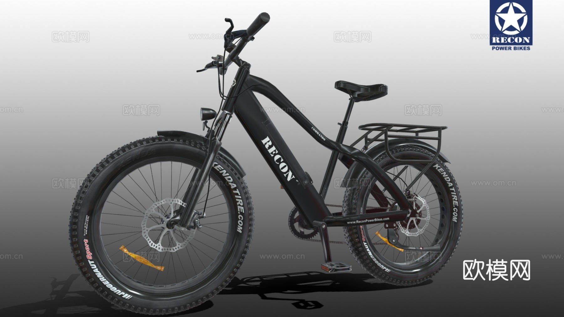 侦察突击队员电动自行车su模型