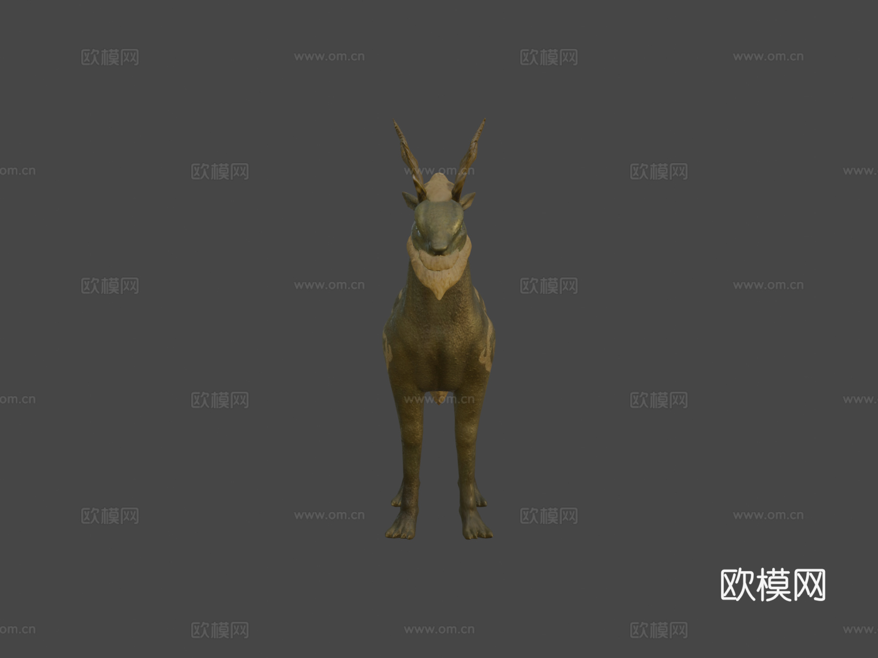 作品集七  麒麟 游戏资源su模型