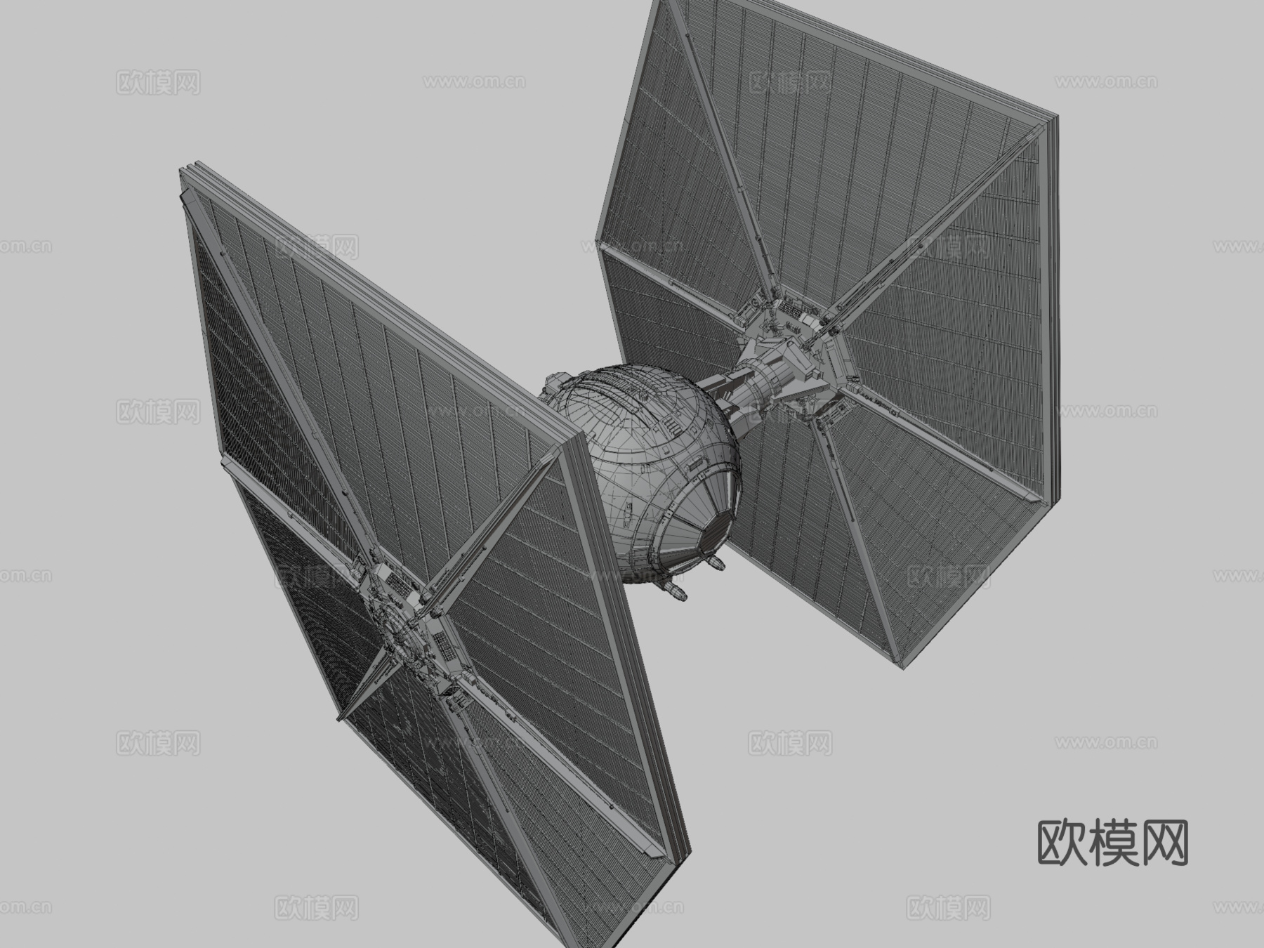 星球大战TIE战斗机su模型